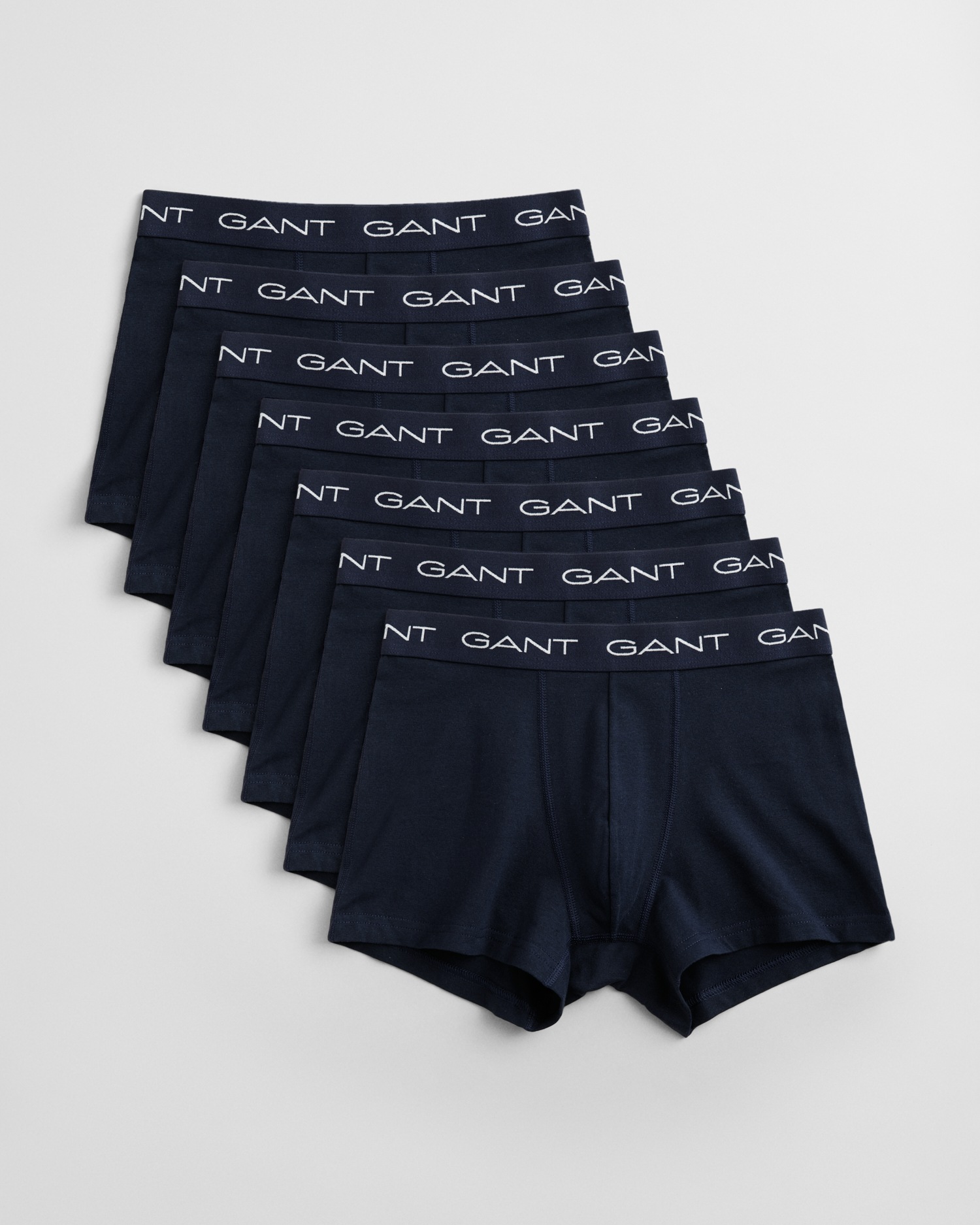 Gant Boxershorts »TRUNK 7-PACK«, (Packung, 7 St., 7), mit elastischem Logobund