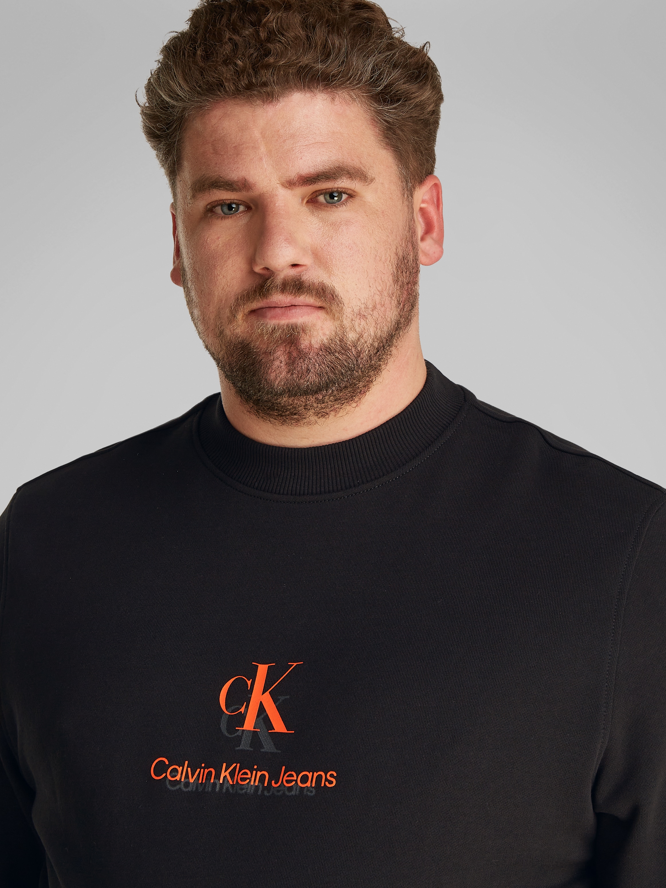 Calvin Klein Jeans Plus Sweatshirt »PLUS SHADOW LOGO CREW NECK«, in grossen Grössen