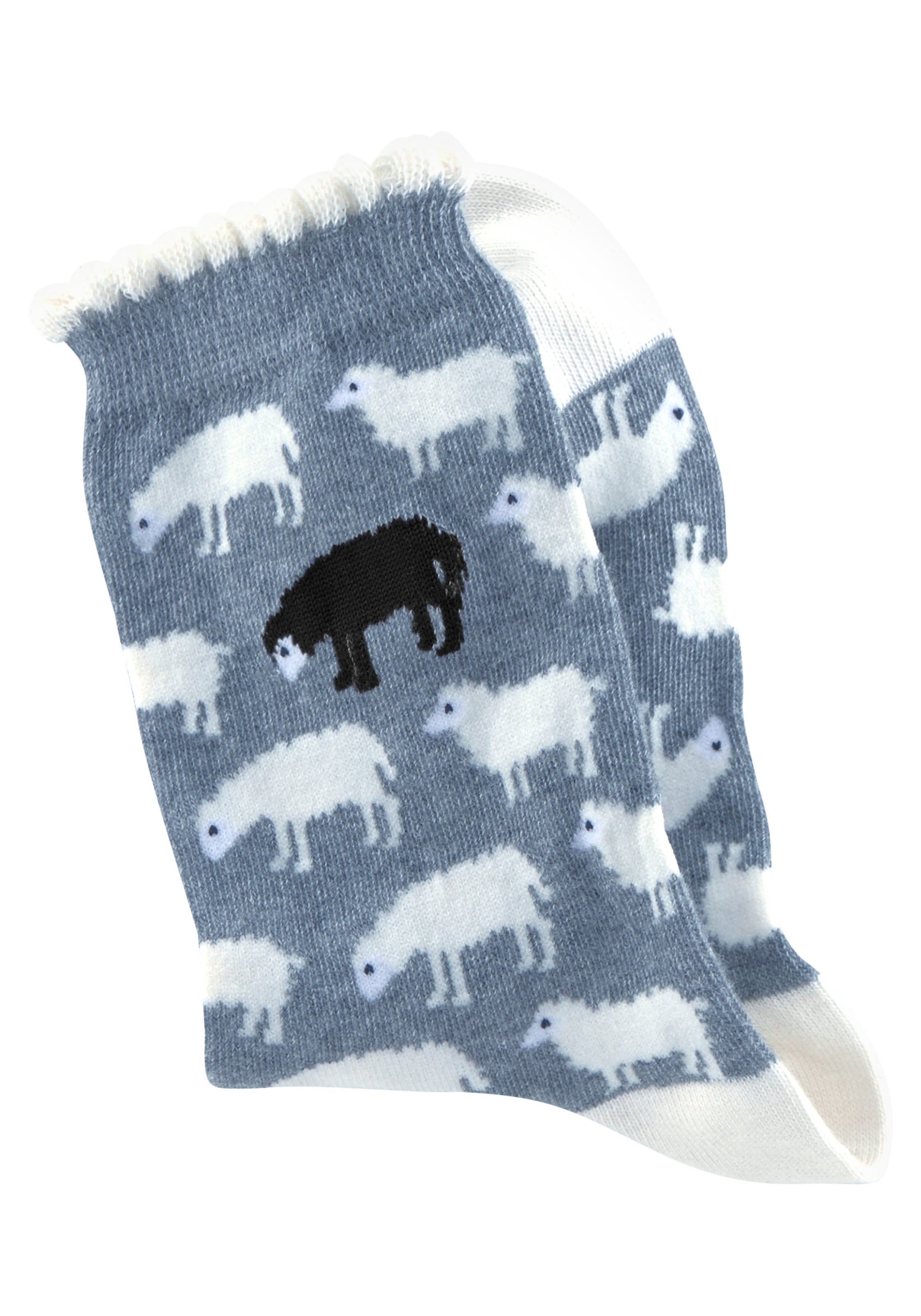 H.I.S Socken, (Packung, 3 Paar), mit feinem Muschelabschluss