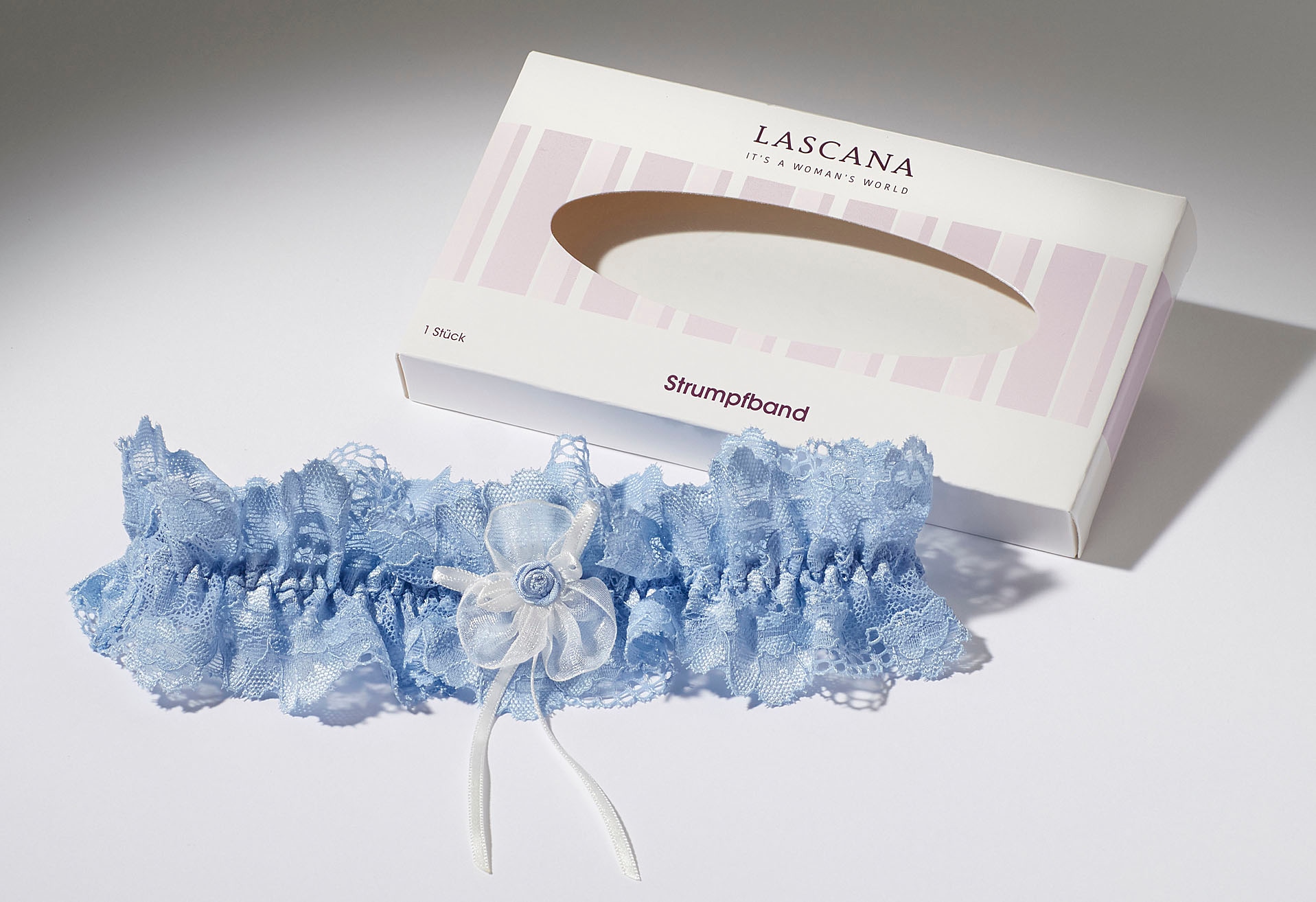 LASCANA Strumpfband aus edler Spitze, sexy Dessous, Reizwäsche