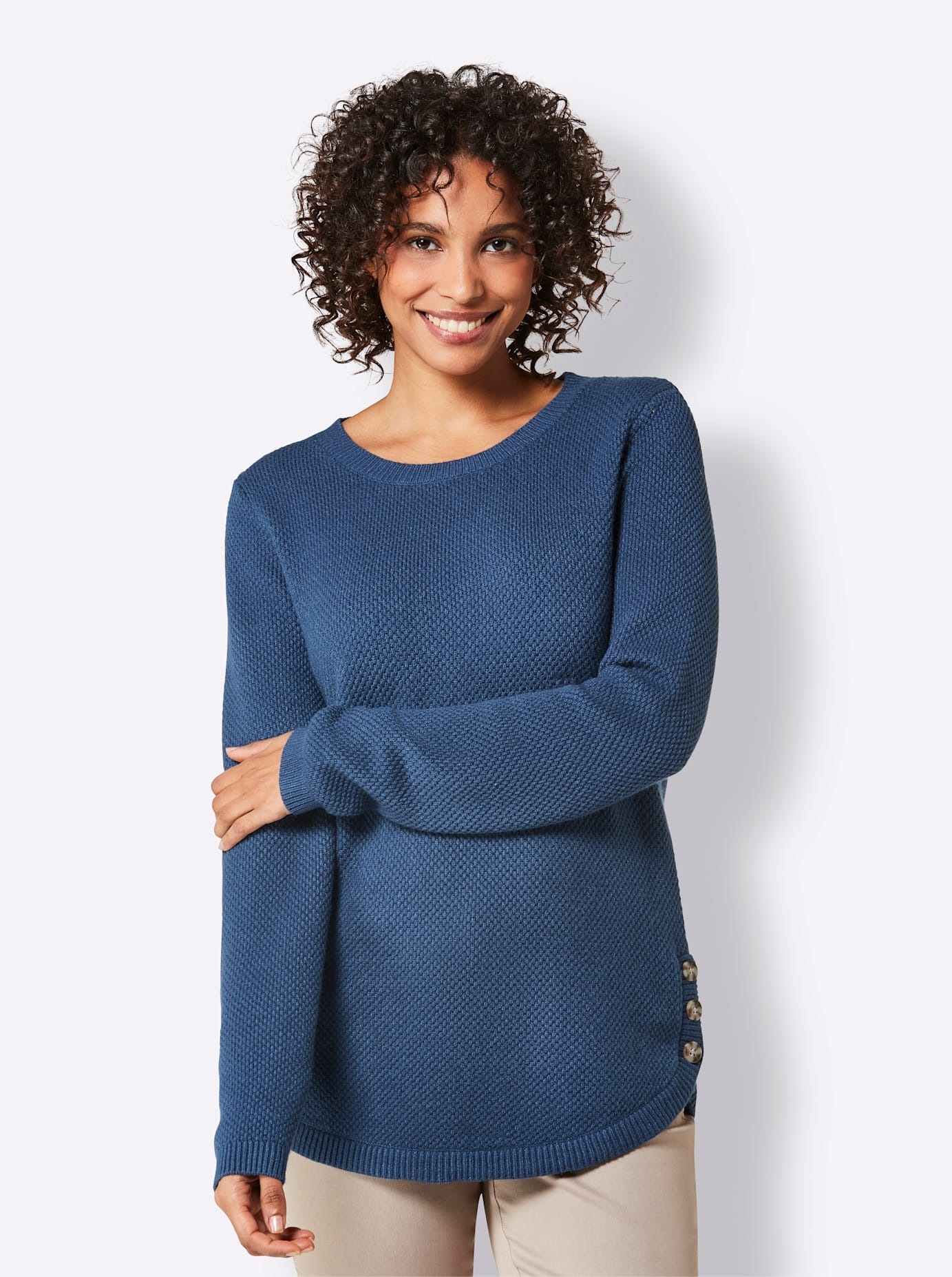 CREATION L PREMIUM Strickpullover »Viskose-Lyocell-Pullover«