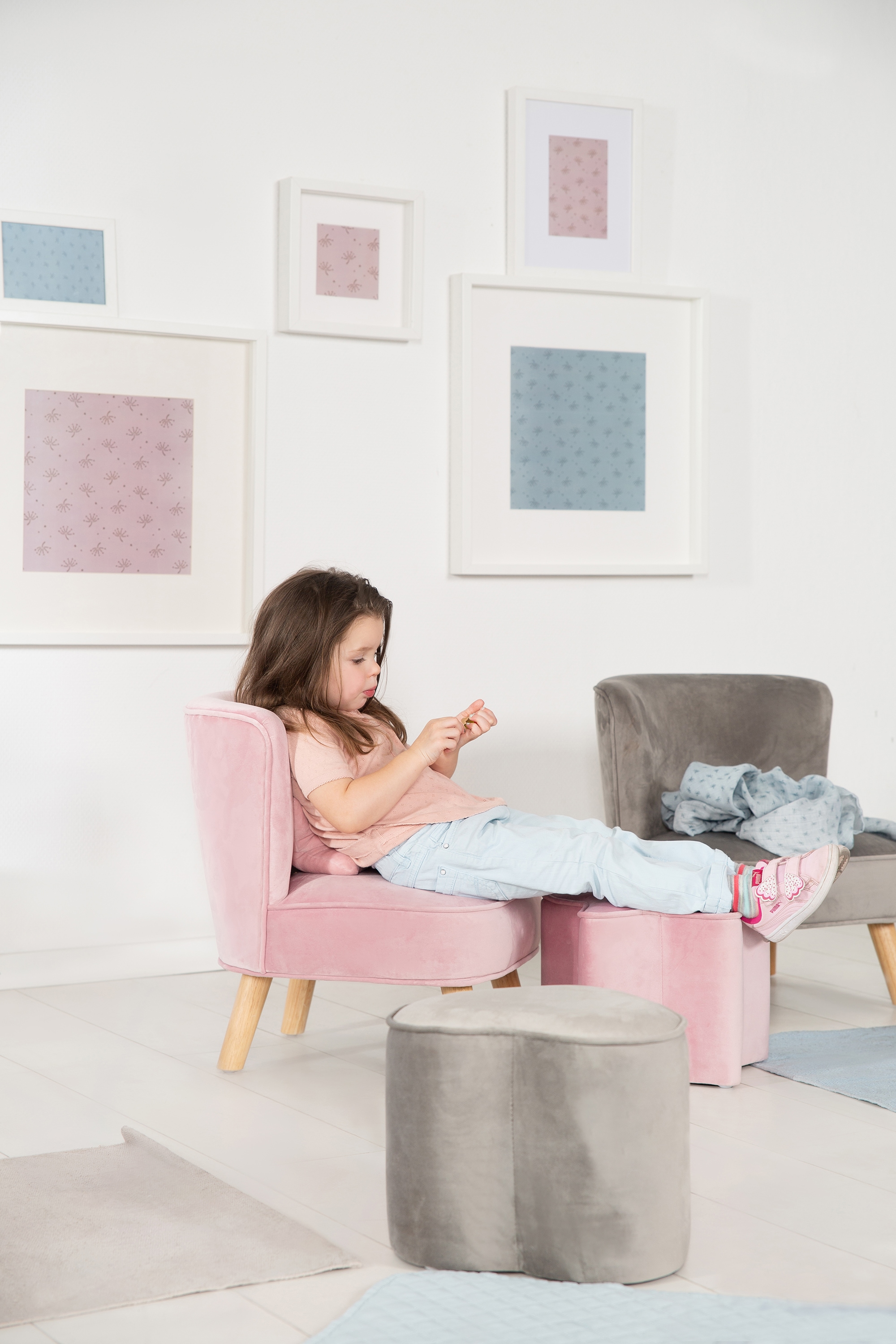 roba® Kindersofa »Lil Sofa«, mit Holzfüssen