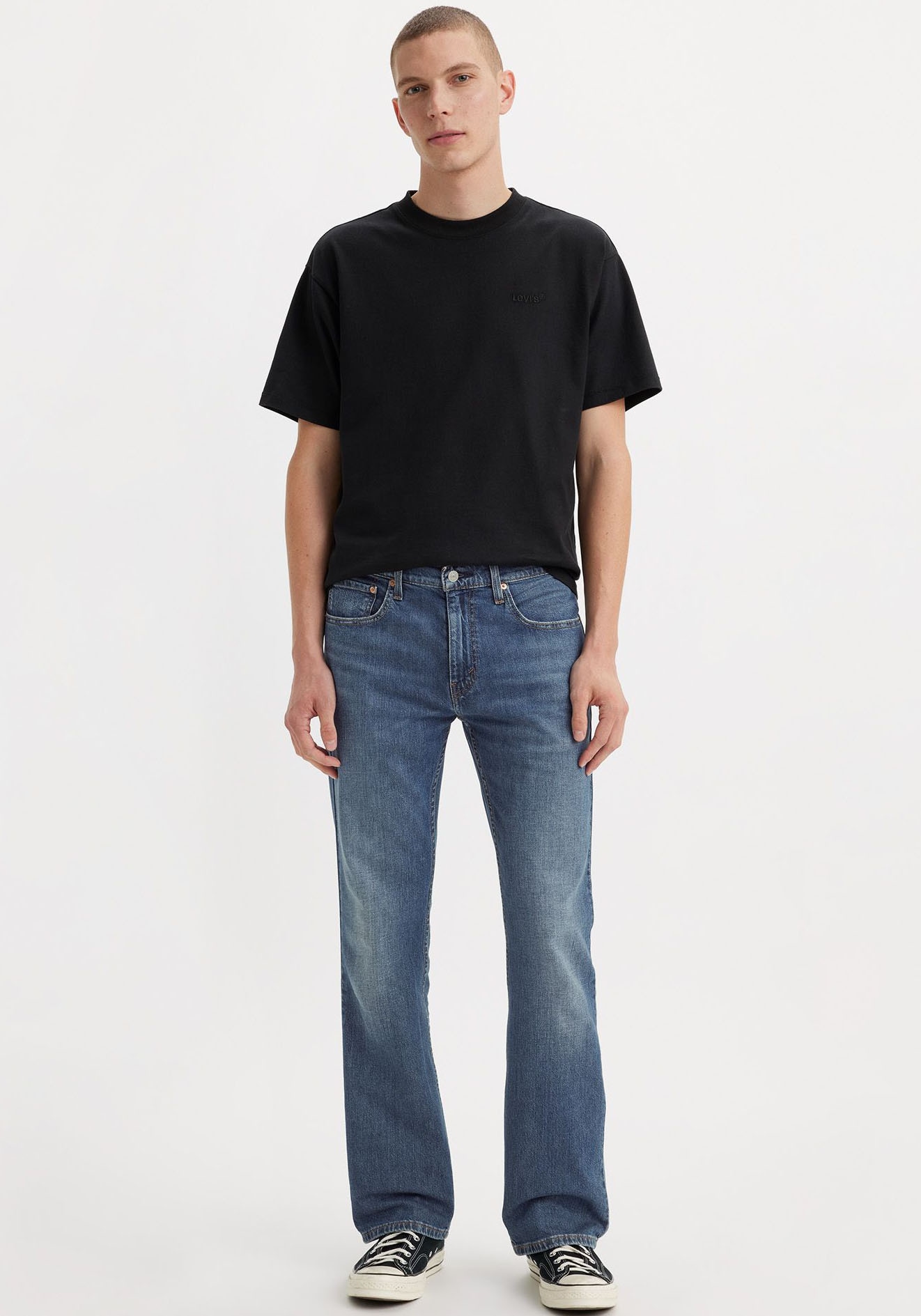 Levi's® Bootcut-Jeans »527 SLIM BOOT CUT«, in cleaner Waschung