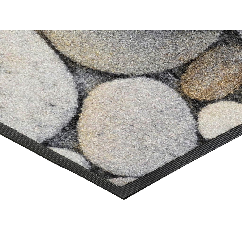 wash+dry by Kleen-Tex Fussmatte »Pebble Stones«, rechteckig