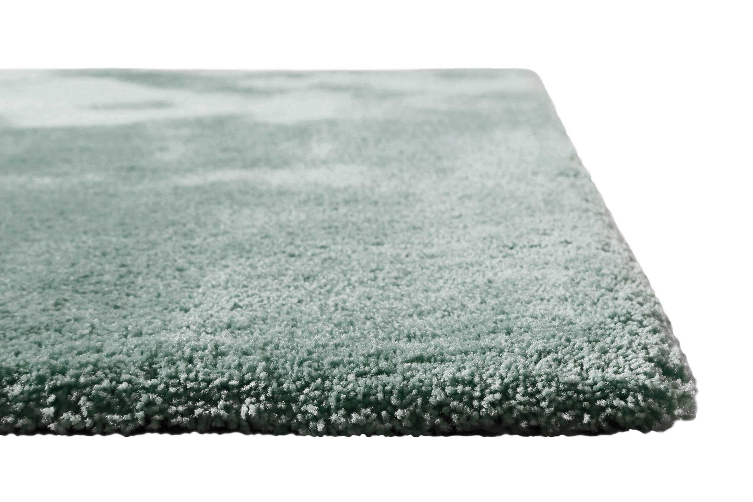 Homie Living Teppich »Pisa«, rund, 25 mm Höhe, Hochflor, Microfaser, uni, weich, Shaggy, Wohnzimmer, Schlafzimmer