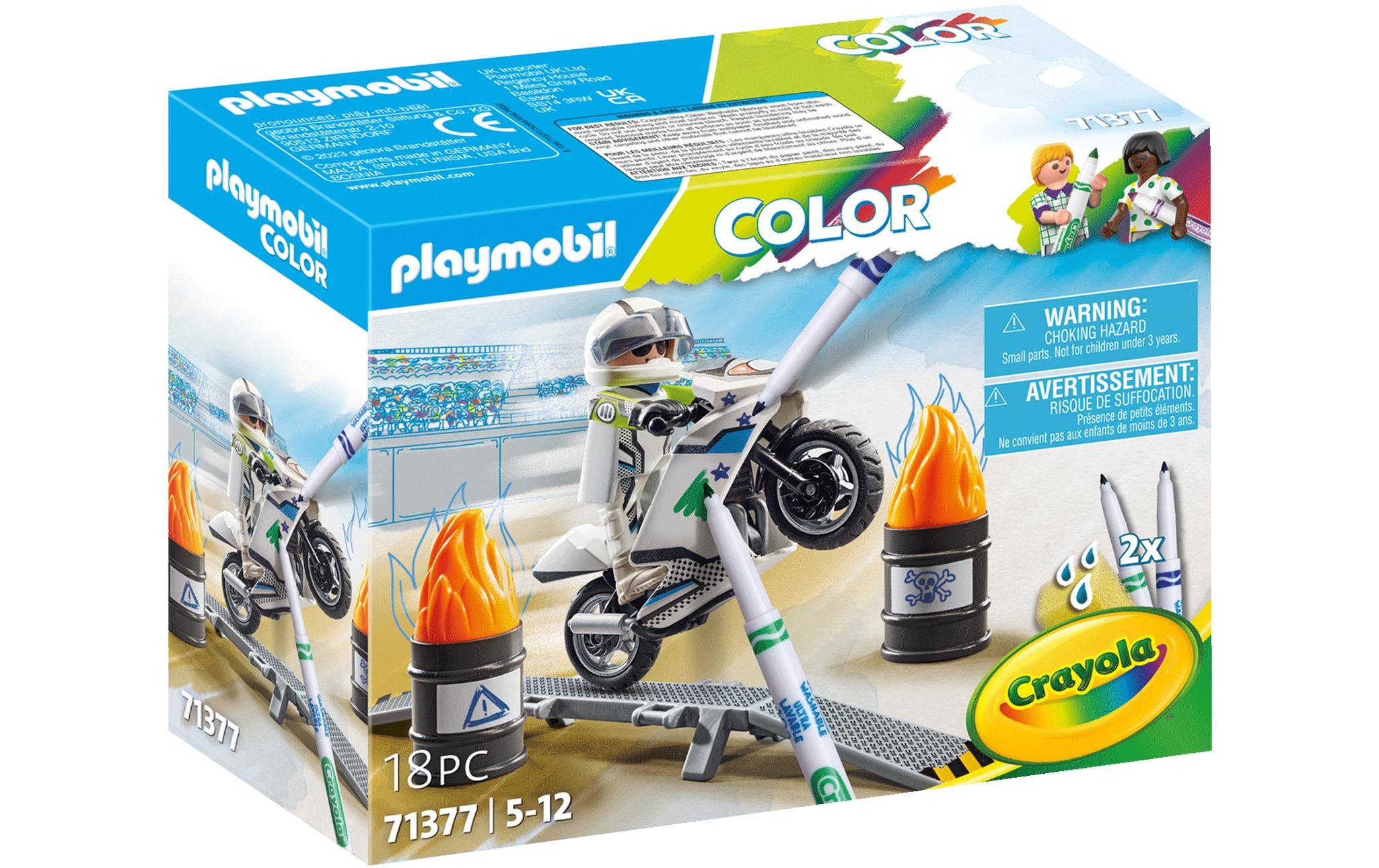 Playmobil Spielbausteine "Color Motorrad 71377"
