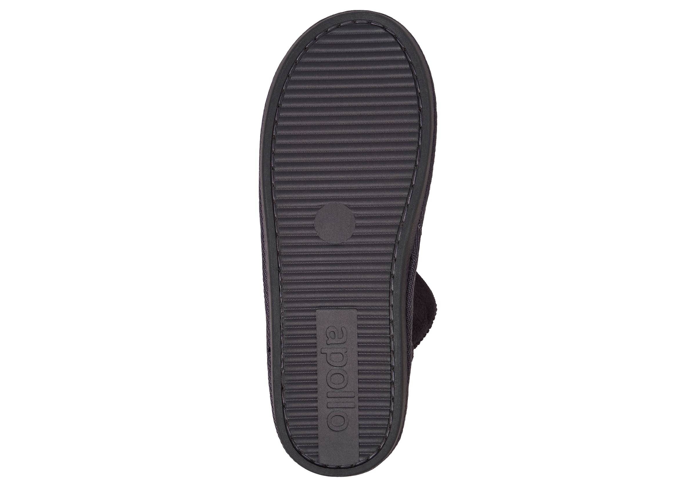 Apollo Hausschuh »LADIES HOME BOOTS SUEDE«, mit Logoprägung und kuscheligen, wärmenden Innenfutter