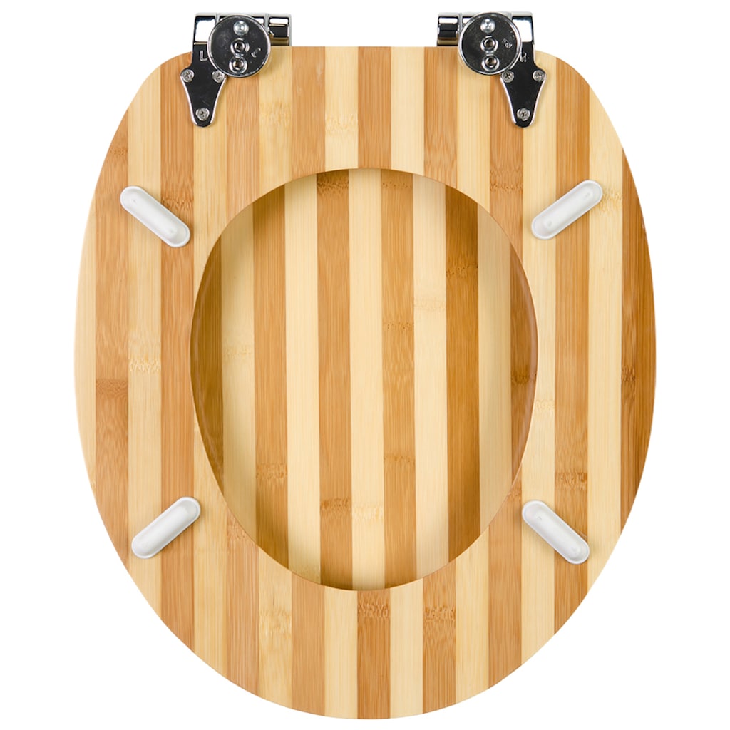 Sanilo WC-Sitz »Bambus Gestreift«