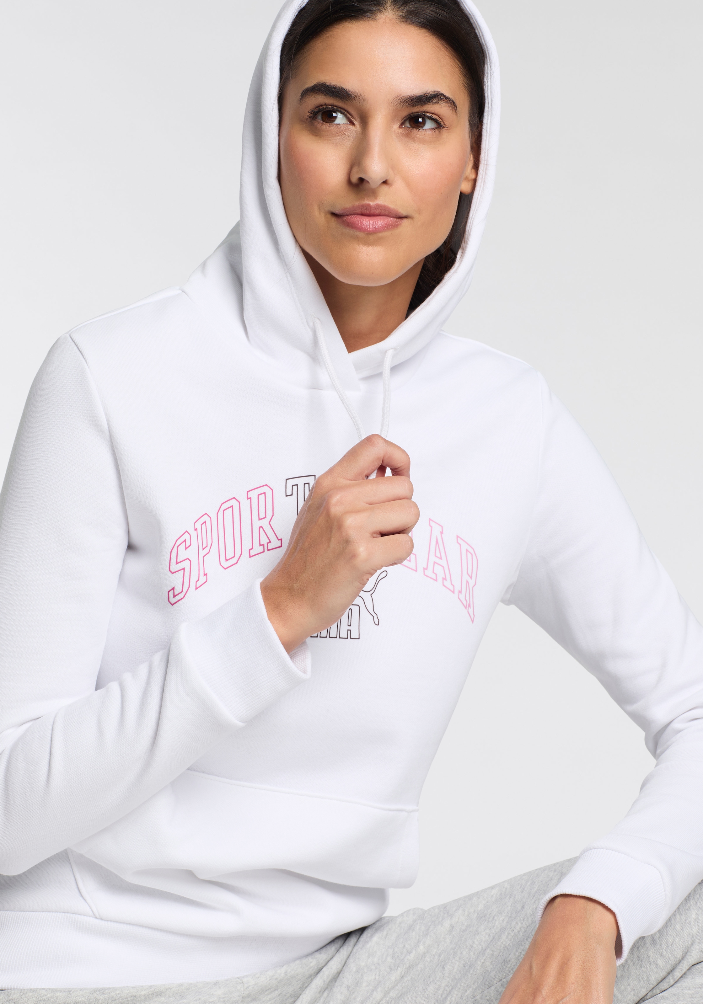 PUMA Kapuzensweatshirt »ESS+ LOGO LAB HOODIE FL«