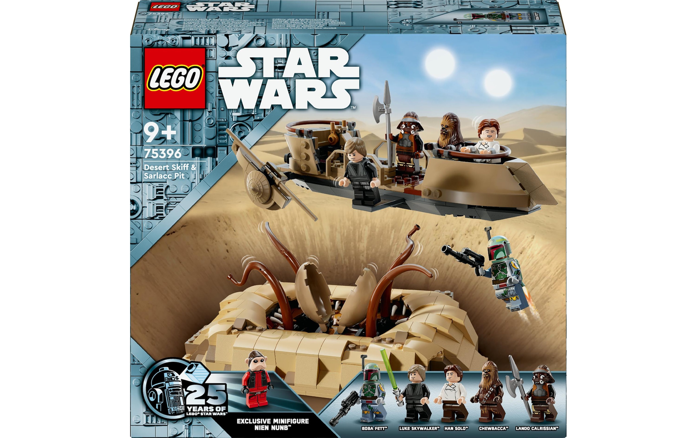 Konstruktionsspielsteine »Star Wars Wüsten-Skiff und Sarlacc-Grube 75396«, (558 St.)