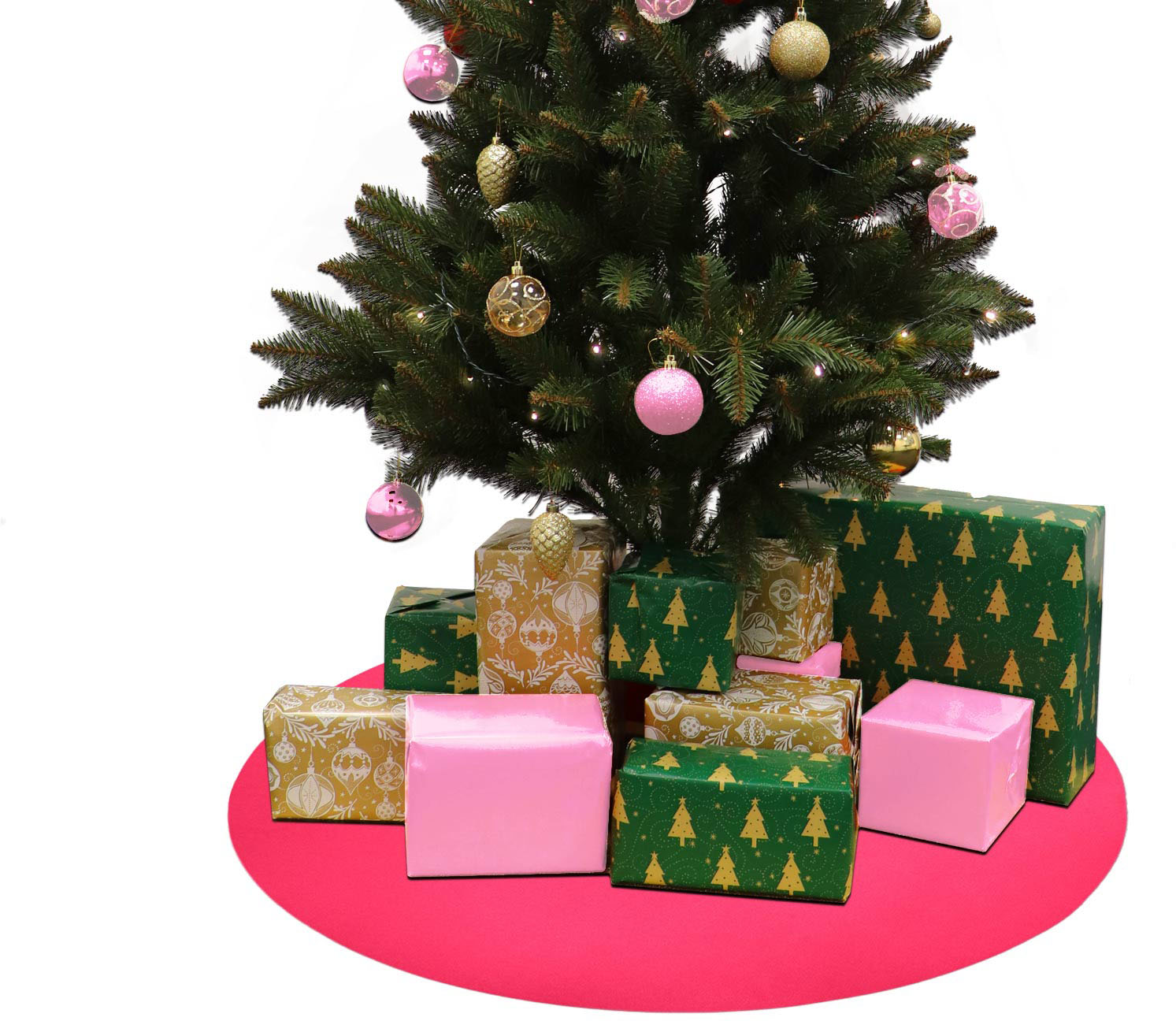 Creativ green Weihnachtsbaumklammer »Weihnachtsdeko rot aussen,  Christbaumschmuck«, (Packung, 6 tlg.), in Metallic-Optik commander en ligne