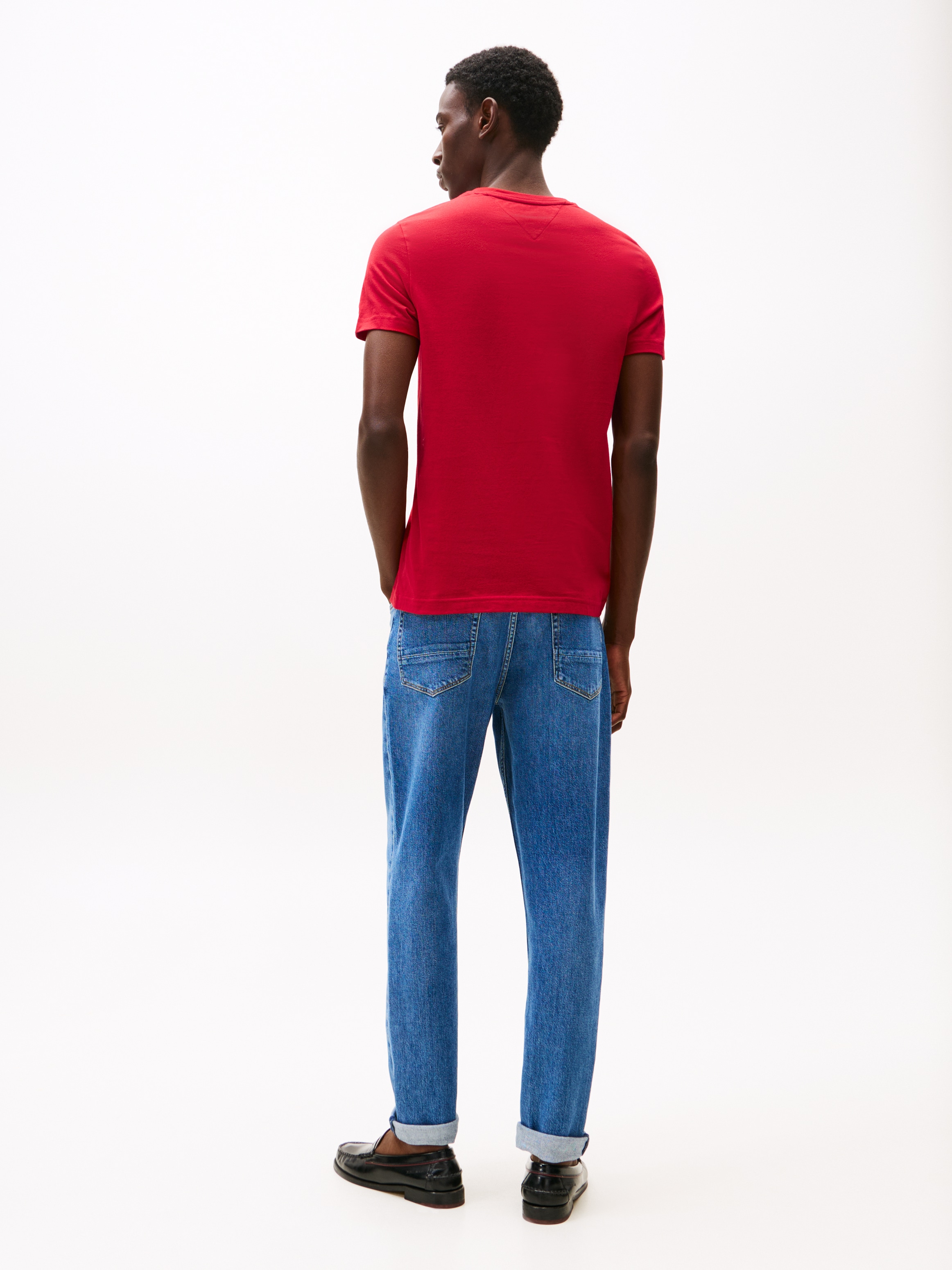 Tommy Hilfiger T-Shirt »TOMMY LOGO TEE«, aus reiner Baumwolle