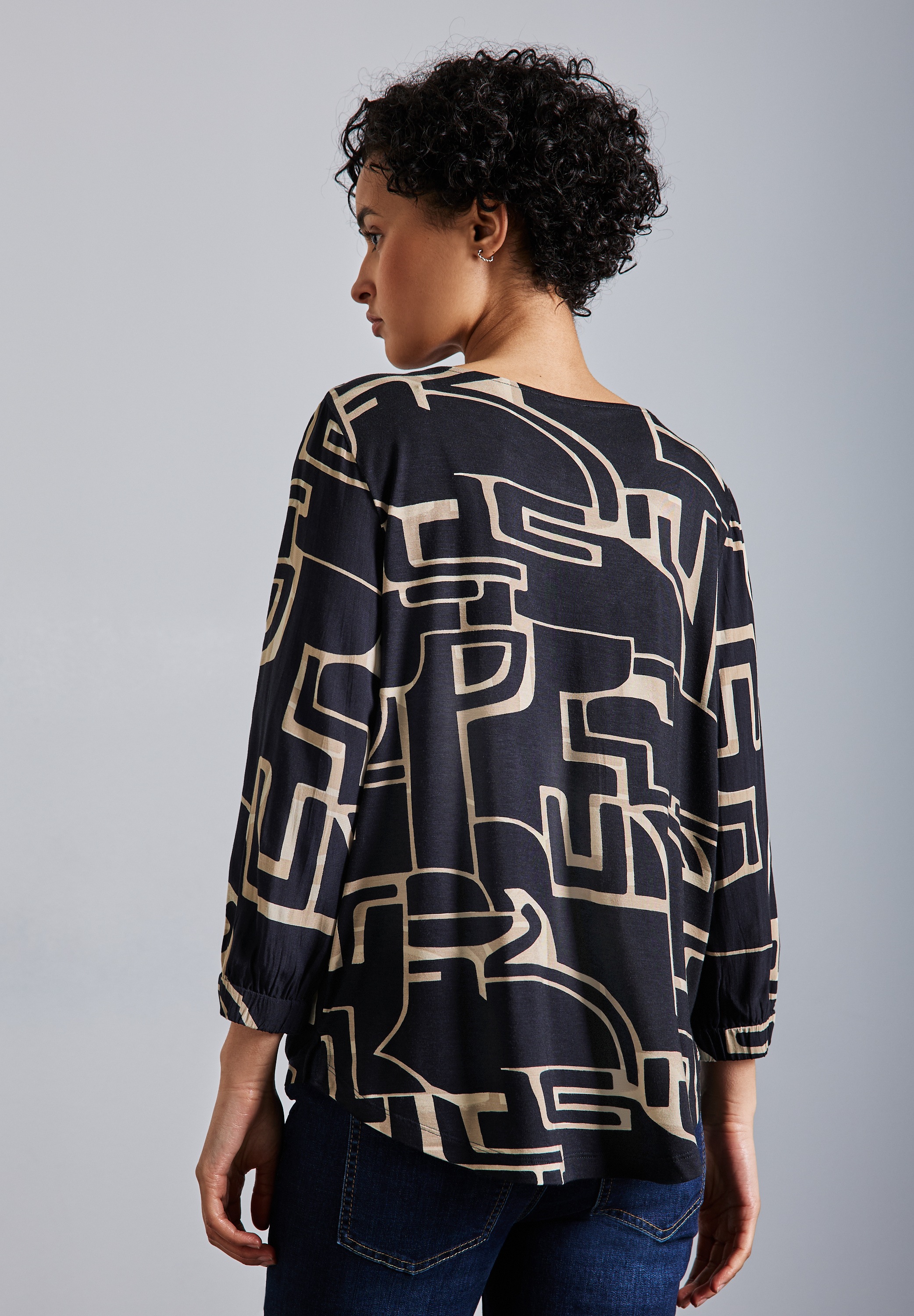 STREET ONE 3/4-Arm-Shirt, mit All-Over Print