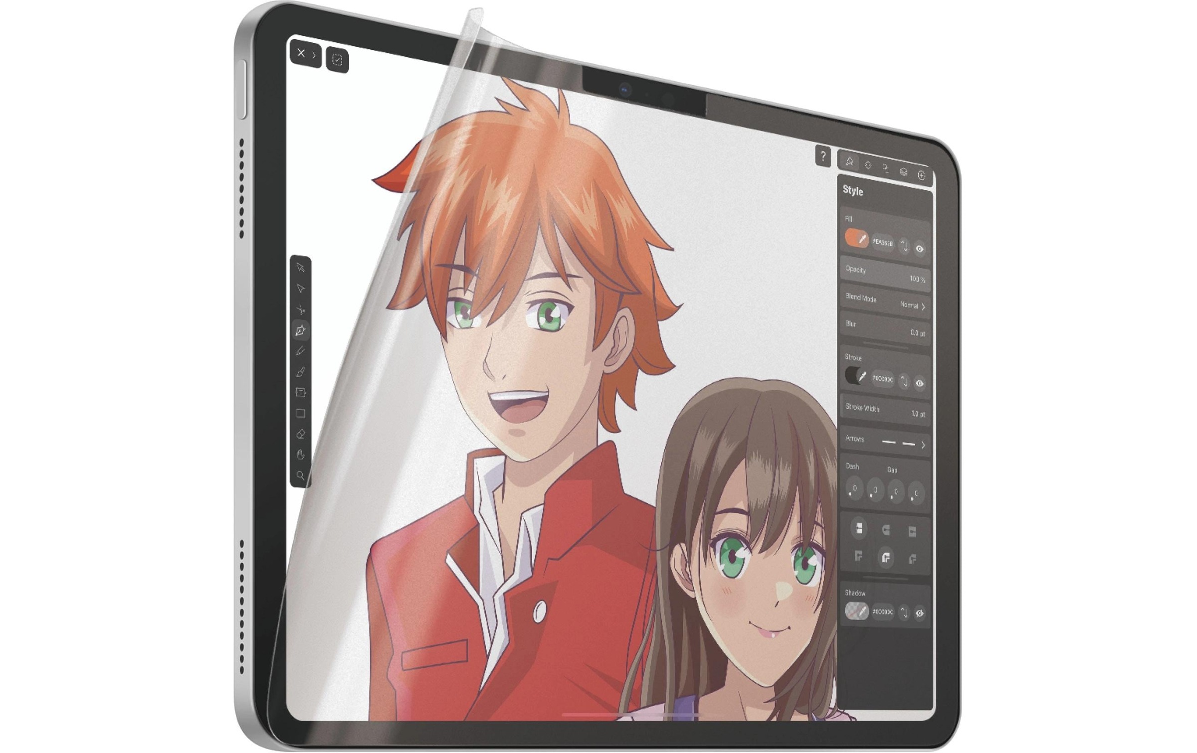 PanzerGlass Schutzfolie »UWF GraphicPaper iPad Air -2024 & iPad 10th Gen, 10,9«