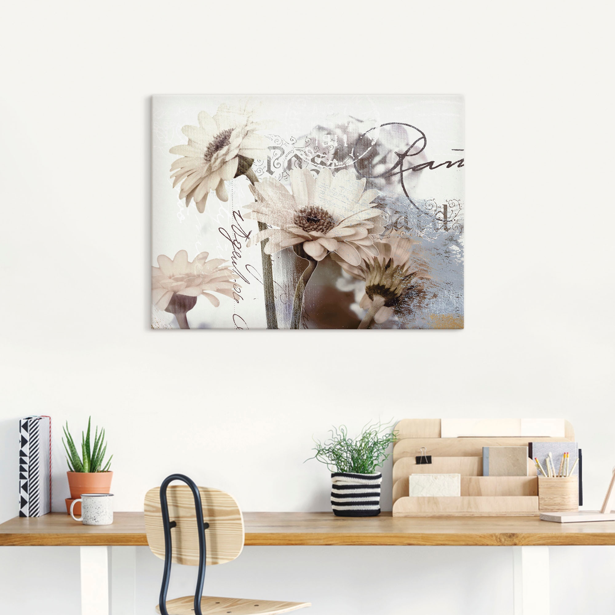 Artland Wandbild »Gerberas_Detail«, Blumenbilder, (1 St.), als Leinwandbild, Poster, Wandaufkleber in verschied. Grössen
