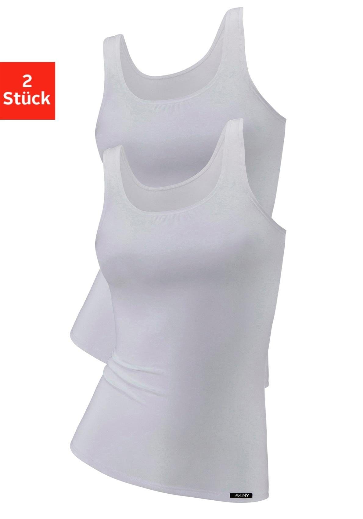 Skiny Unterhemd, Schweiz kleinem (Packung, am bei Weblabel 2 Saum St.), online Jelmoli-Versand mit kaufen