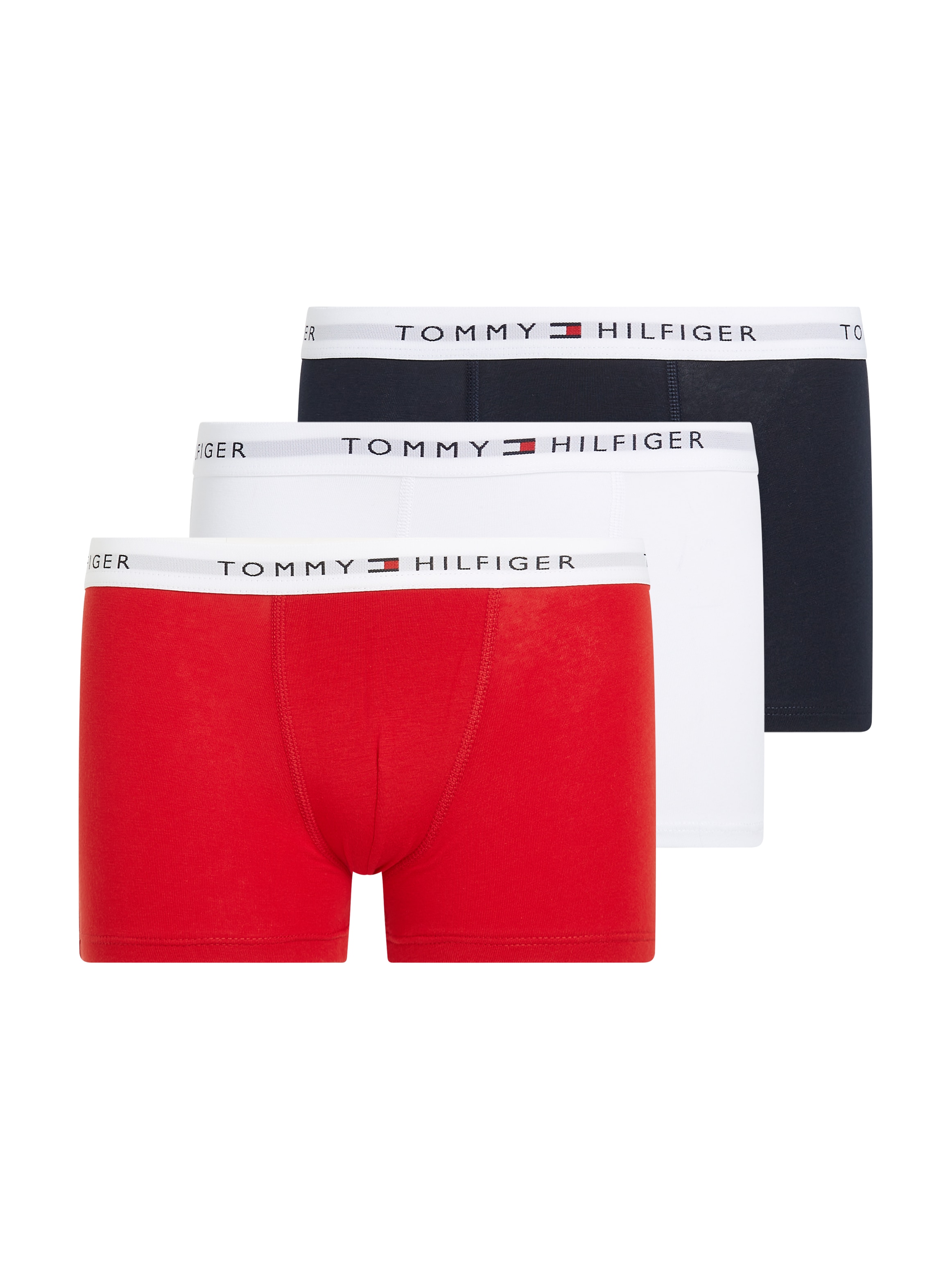 Tommy Hilfiger Underwear Trunk »3P TRUNK«, (Packung, 3 St., 3er), mit Logo-Stretchbund