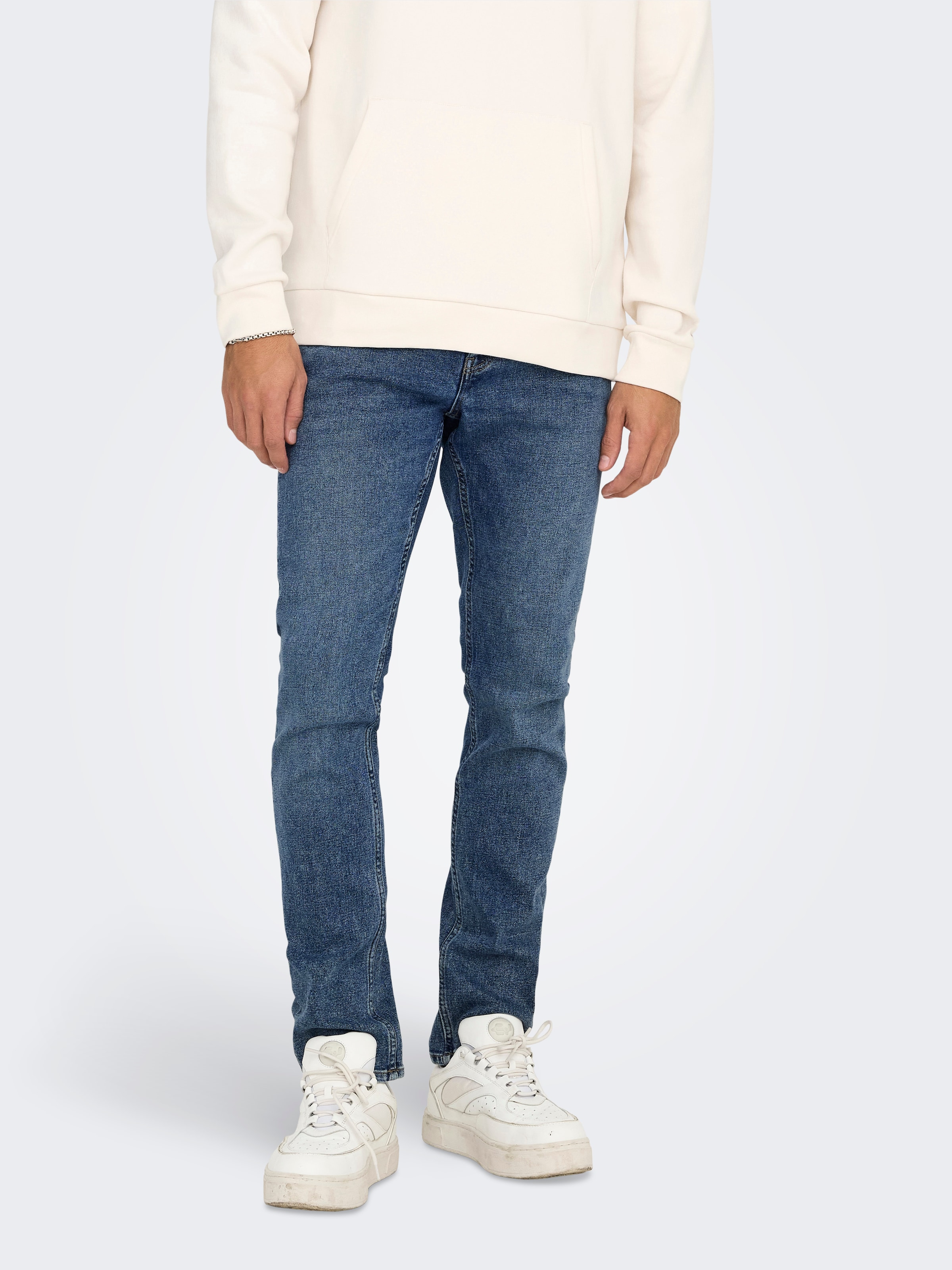 ONLY & SONS Slim-fit-Jeans "ONSLOOM SLIM BOX PIM DNM MU OTL" Baumwollmischung, slim fit