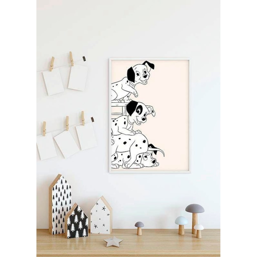 Komar Poster »101 Dalmatiner Playing«, Disney, (1 St.)