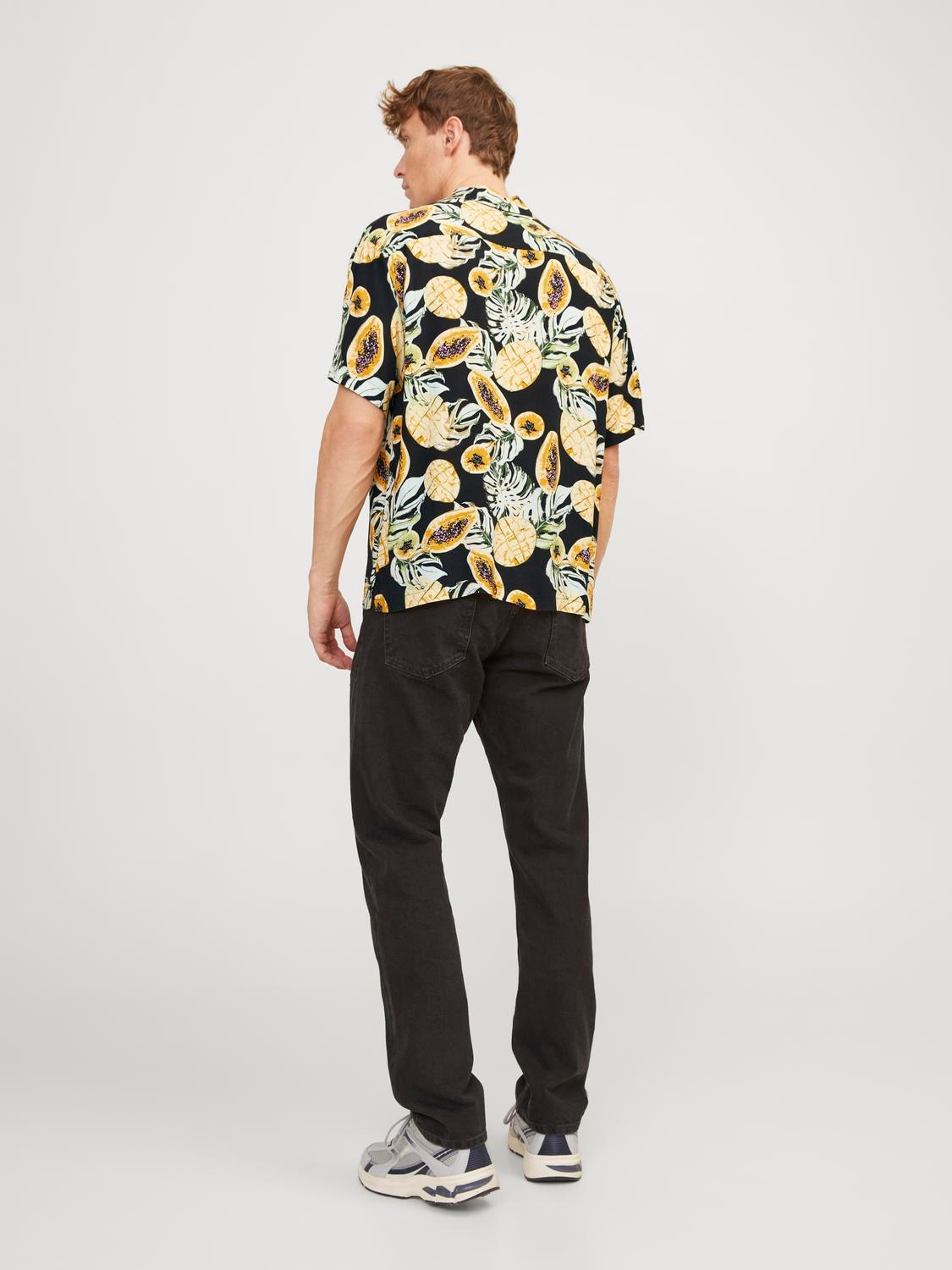 Jack & Jones Hawaiihemd »JORLUKE TAMPA AOP SHIRT SS SN«