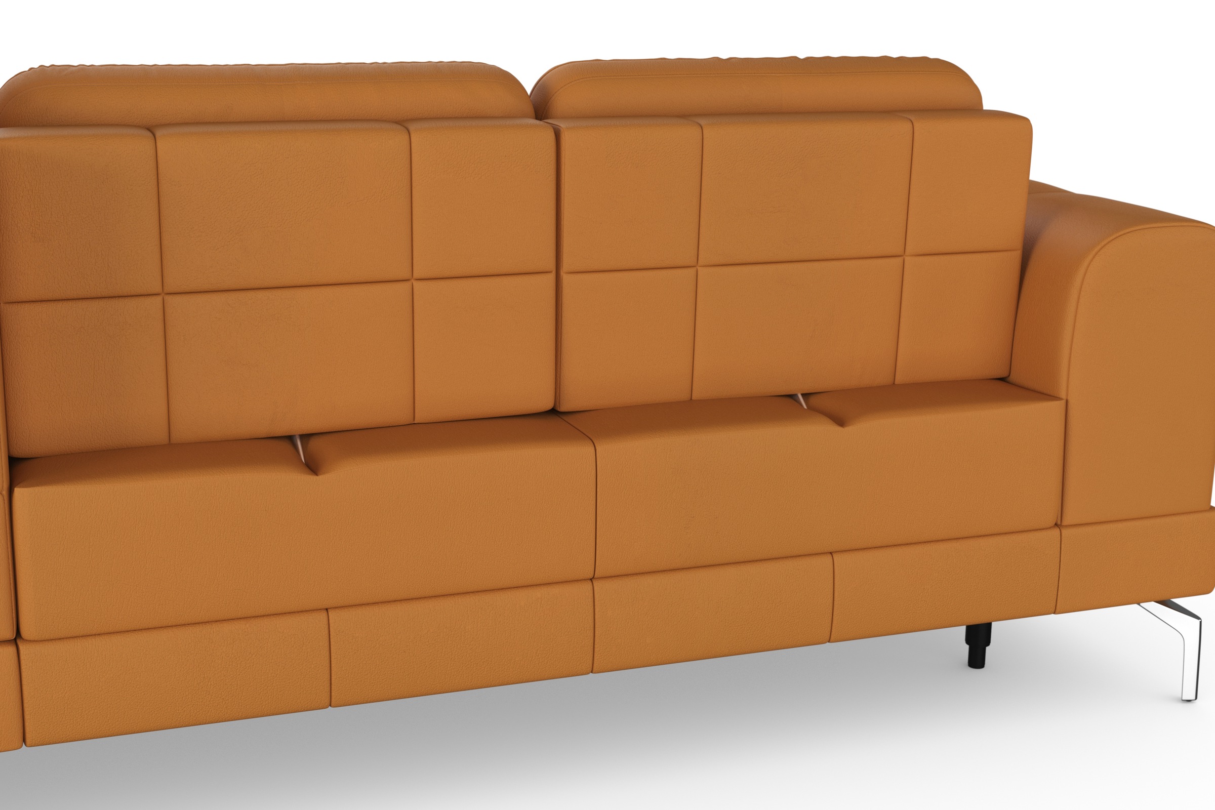 sit&more Ecksofa »Bendigo L-Form«, inklusive Sitztiefenverstellung, Bodenfreiheit 15 cm, 2 Fussfarben