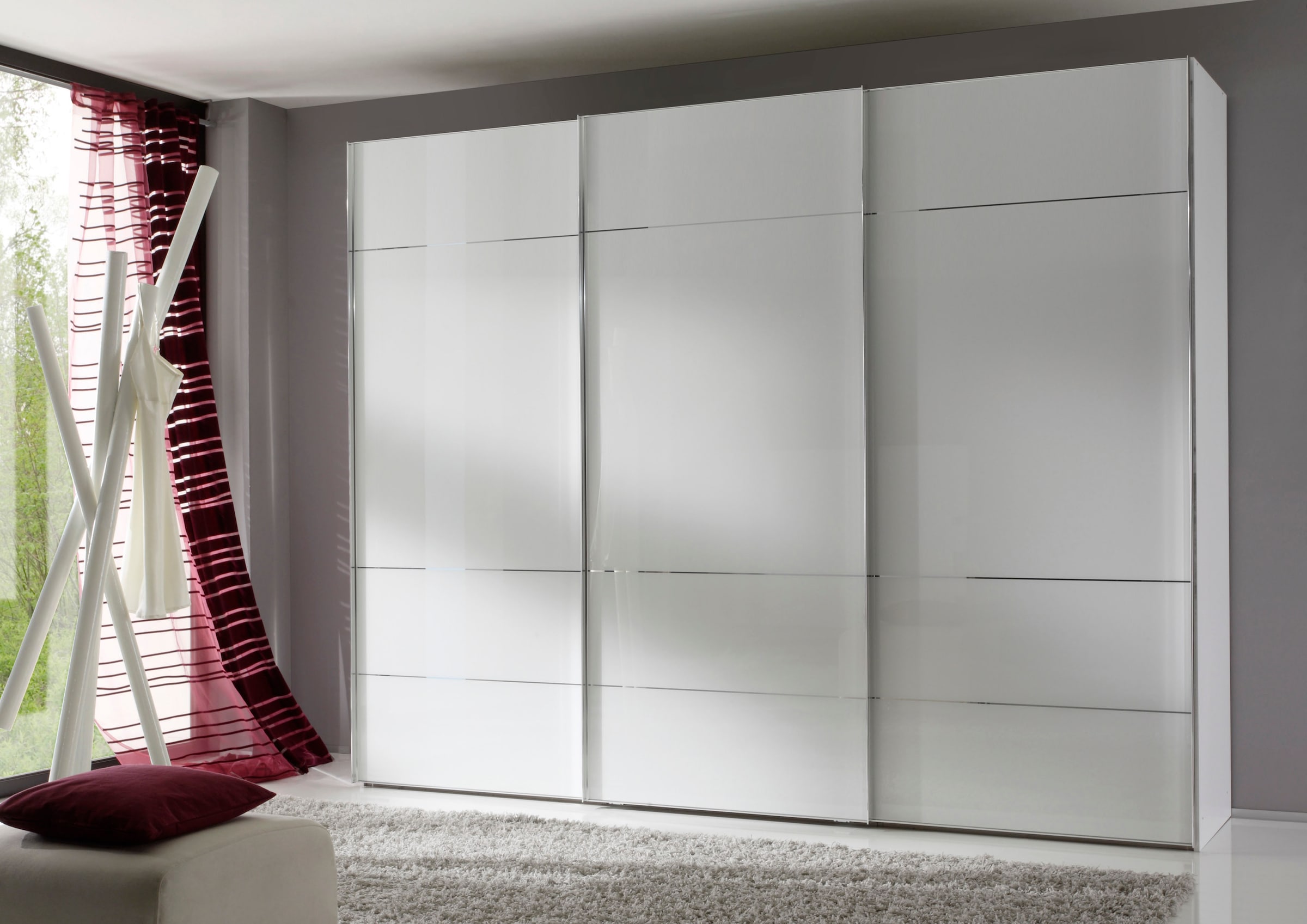 STAUD Schwebetürenschrank »Sonate Lucca, Made in Germany«, Mit vier verschiedenen Ausstattungsvarianten