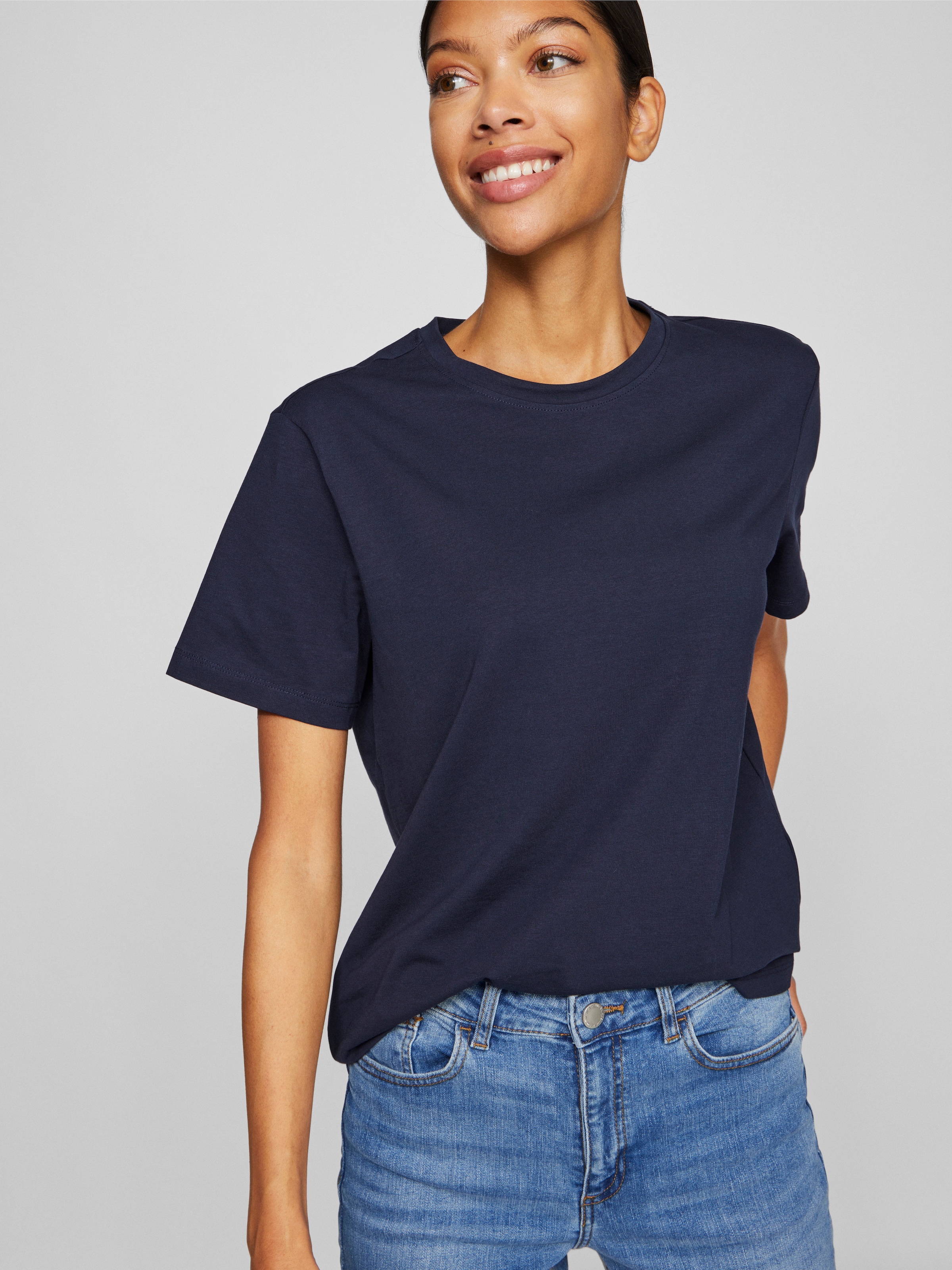 Vila Kurzarmshirt »VINORA S/S T-SHIRT - NOOS«