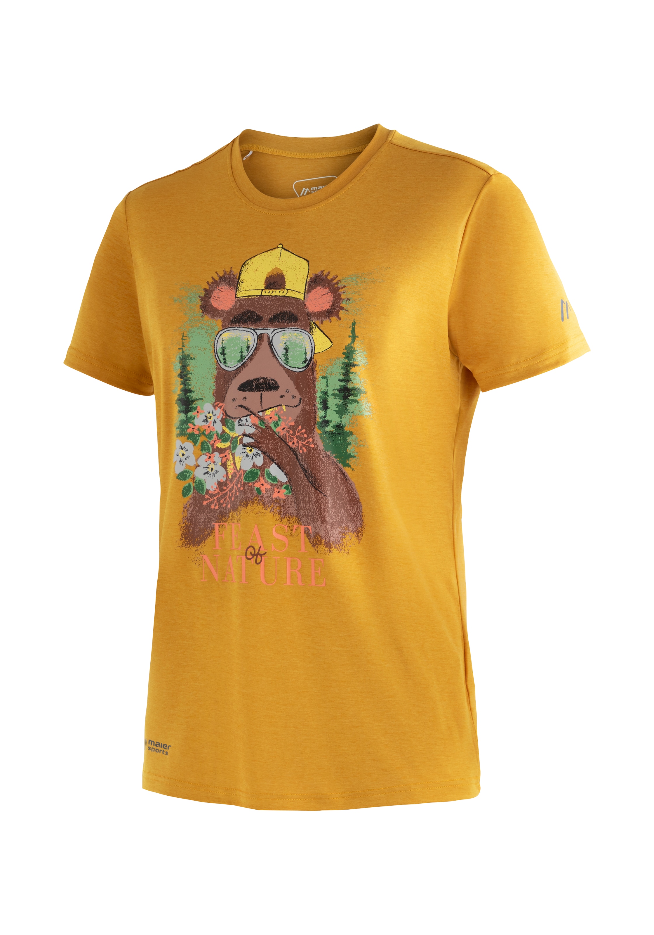 T-Shirt »Tistam S/S M«, Herren Kurzarmshirt mit Print für Wandern und Freizeit