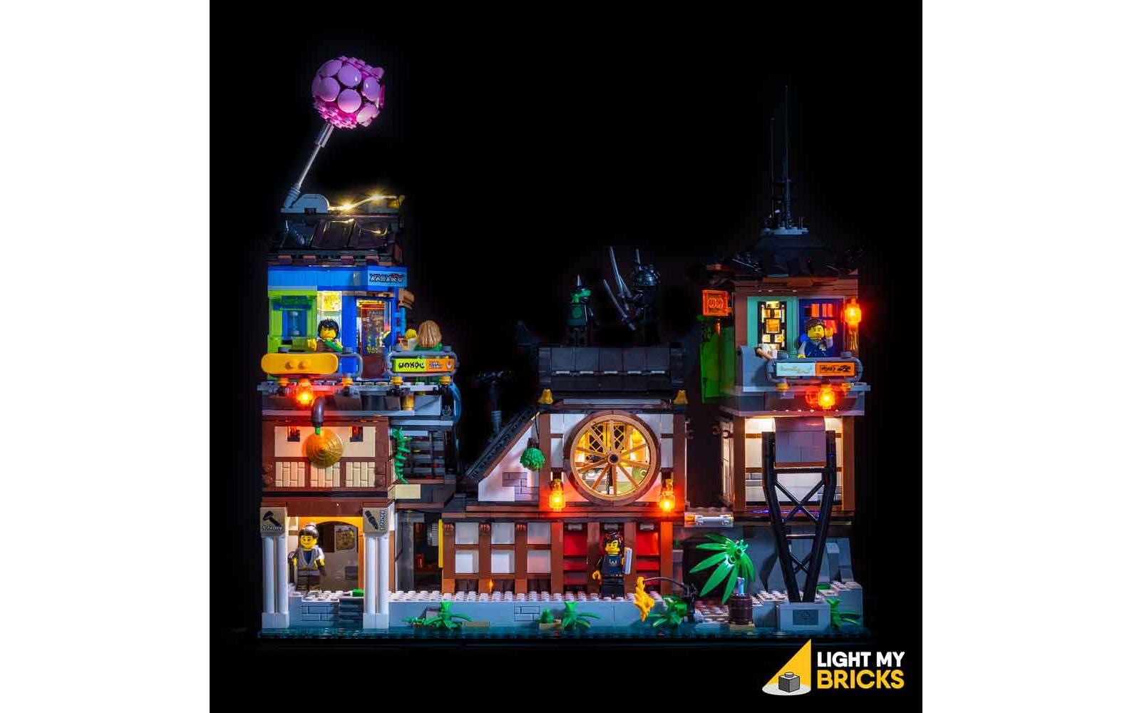 Konstruktionsspielsteine »LEGO Ninjago City Docks #70657 Light Kit«, (59 St.)