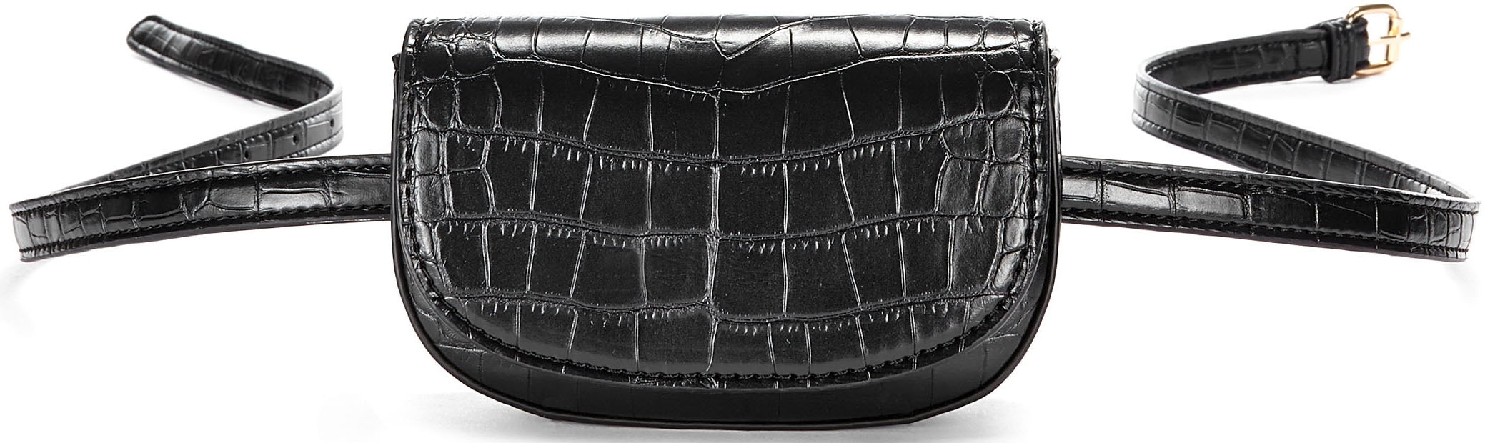 LASCANA Bauchtasche »Gürteltasche«, in Kroko-Optik, CrossBody,Brusttasche, Hüfttasche VEGAN
