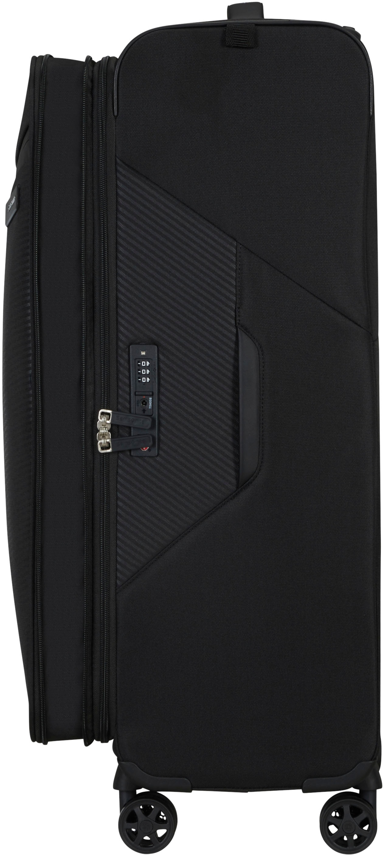 Samsonite Weichgepäck-Trolley »LITEBEAM, verschiedene Grössen und Farben«, 4 Rollen, Reisekoffer Aufgabegepäck Trolley Volumenerweiterung bei M/L