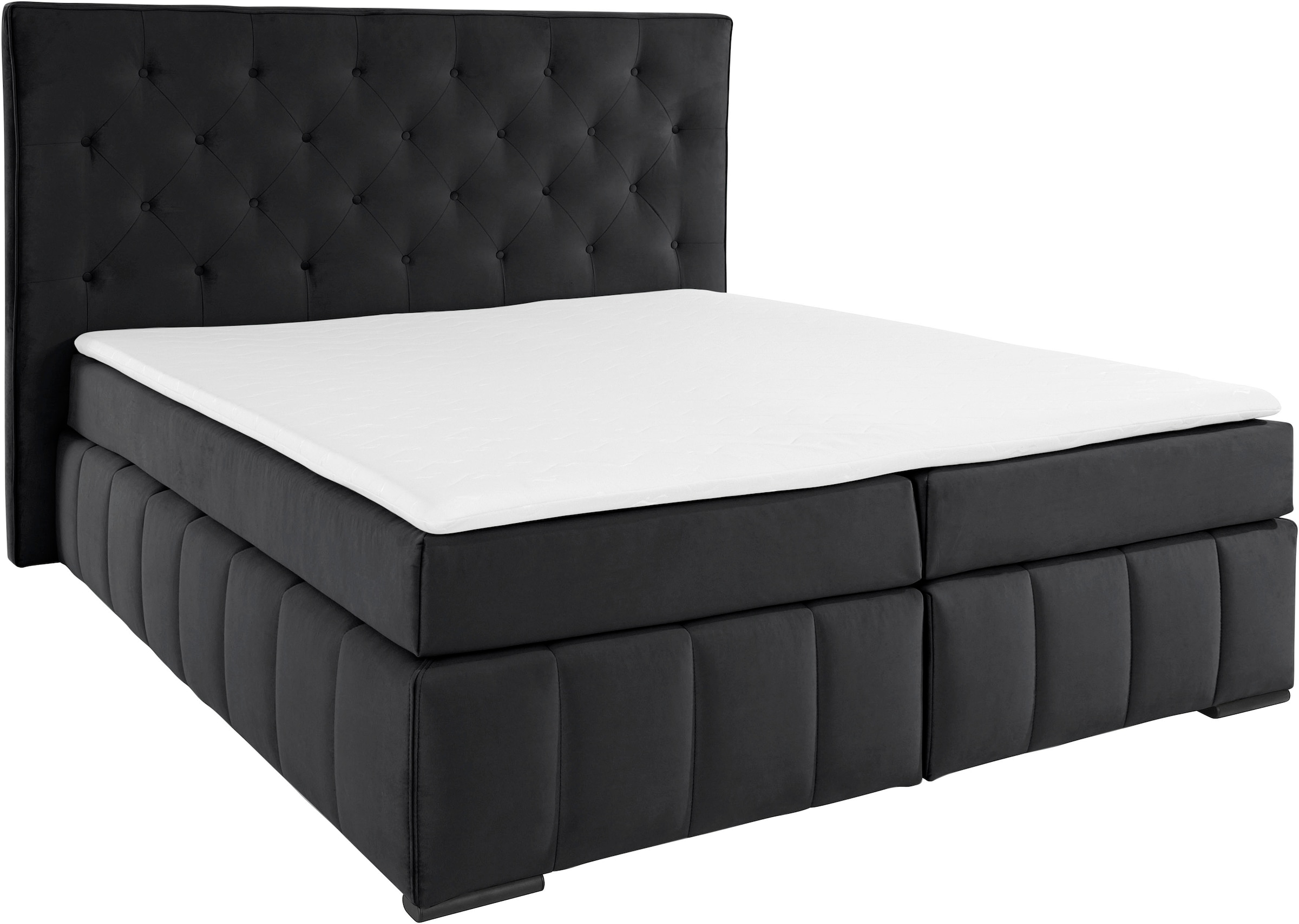 COLLECTION AB Boxbett »Vancouver«, inkl. Topper, 3 Matratzenarten und in H2, H3 und H4 wählbar