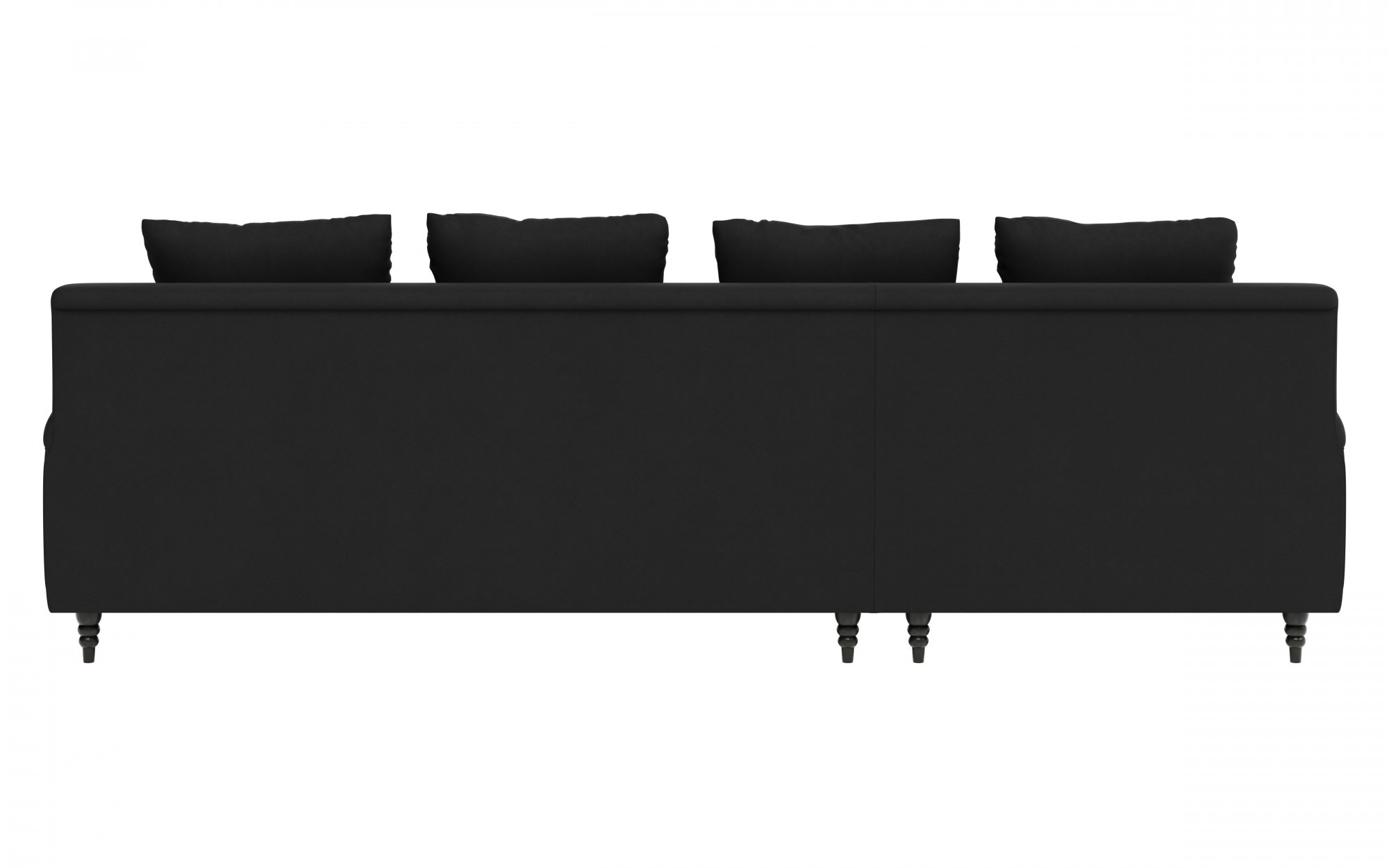 Guido Maria Kretschmer Home&Living Ecksofa »NORIN L-Form«, zwei Fussarten: vorne - Rollen, hinten - Holzfüsse