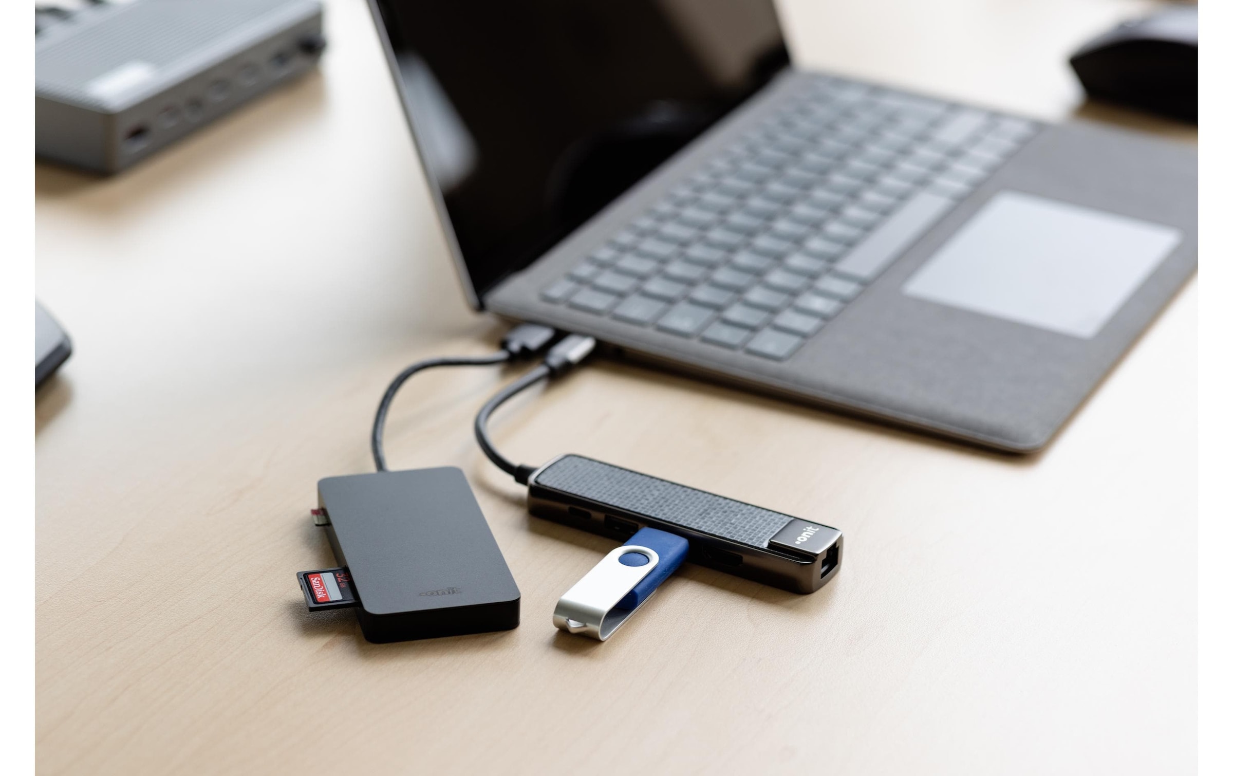 onit USB-Adapter »Extern USB-C 3-in-«