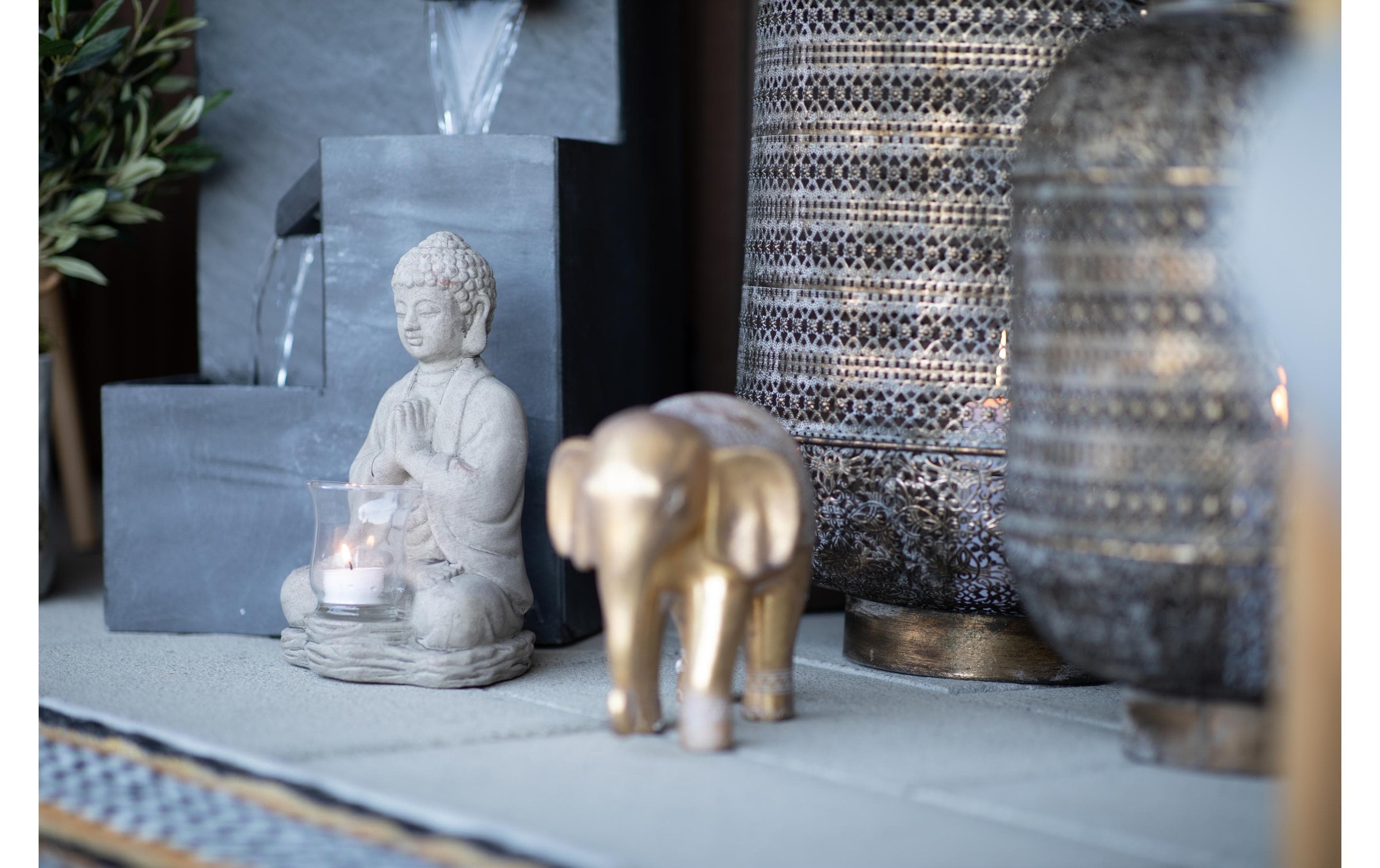 Windlicht »G. Wurm Windlicht Buddha«