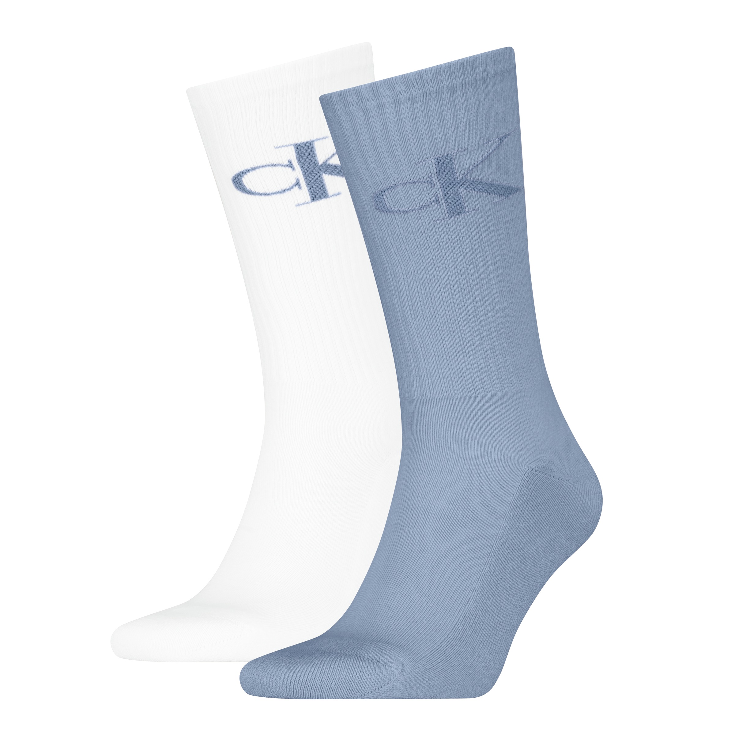 Calvin Klein Jeans Tennissocken »CKJ MEN SOCK MONOGRAM« 2 Paar, 2 Stk. tlg. mit verstärkter Ferse, komfortable Frotteesohle