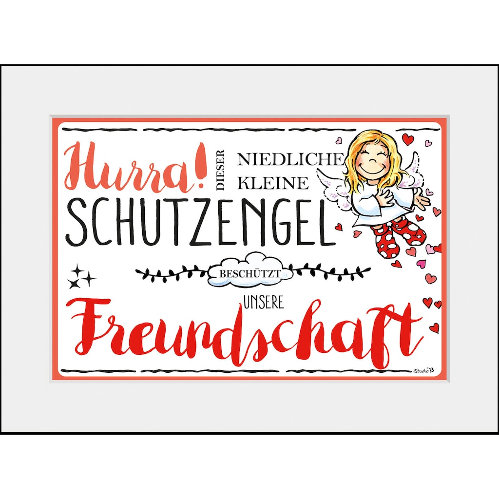 queence Bild »Schutzengel Freundschaft«, Engel, (1 St.)