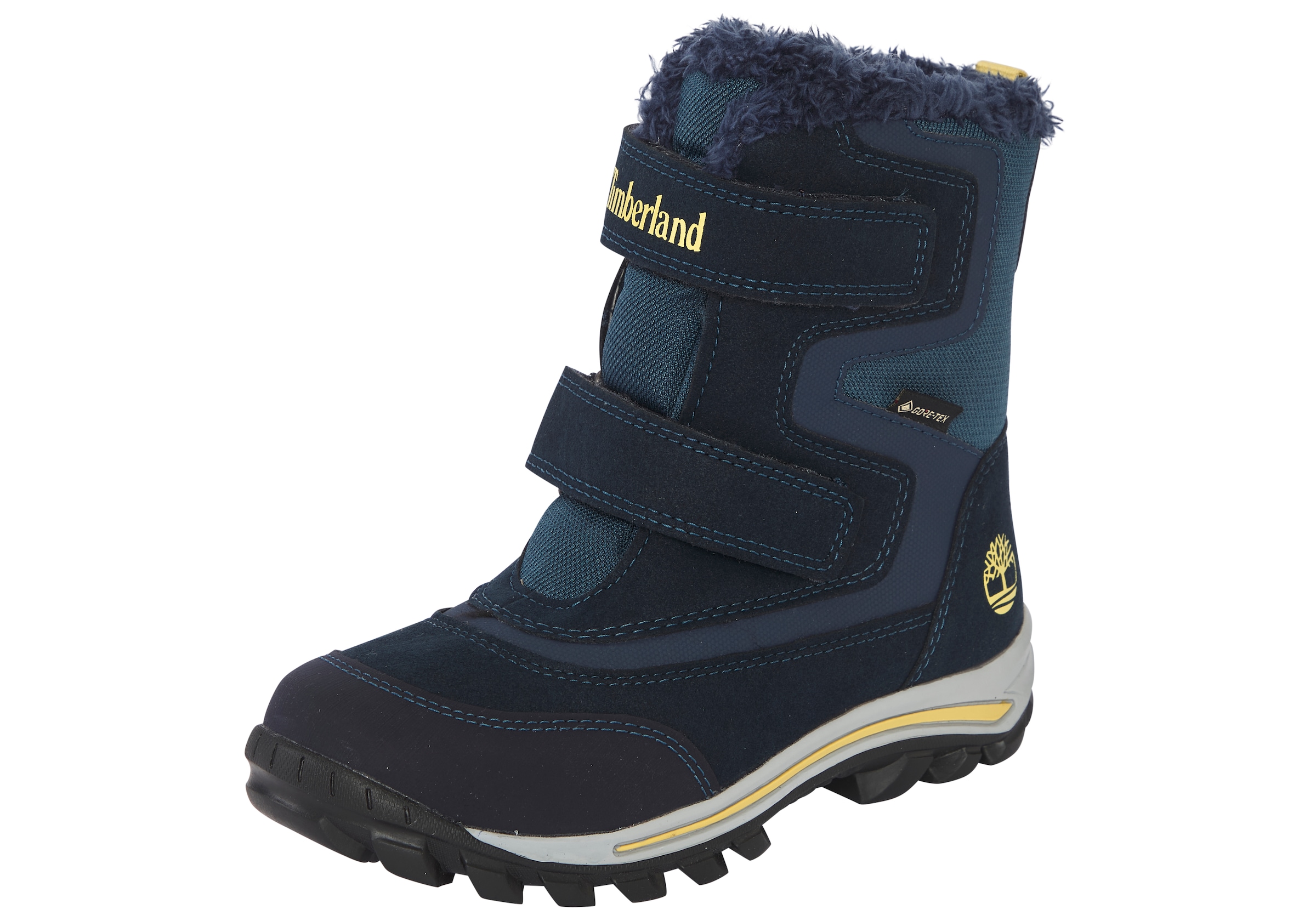 Timberland Winterboots »CHILLBERGMID HOOK & LOOP GORE-TEX SNOW BOOT« Snowboots, Winterstiefel, Winterschuhe, gefüttert, wasserdicht