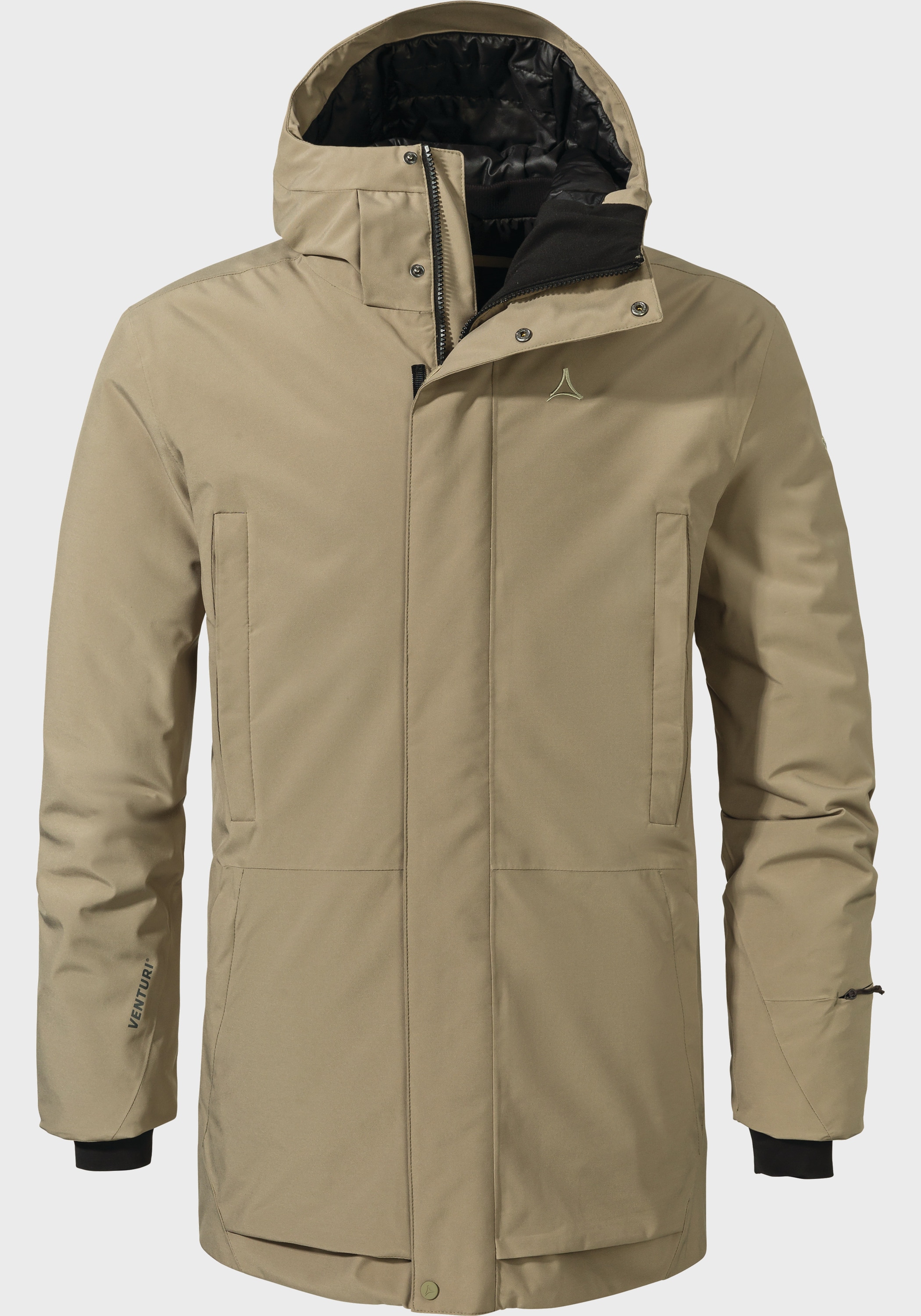 Schöffel Langjacke »Urban Ins Parka Style Crivat MNS« mit Kapuze