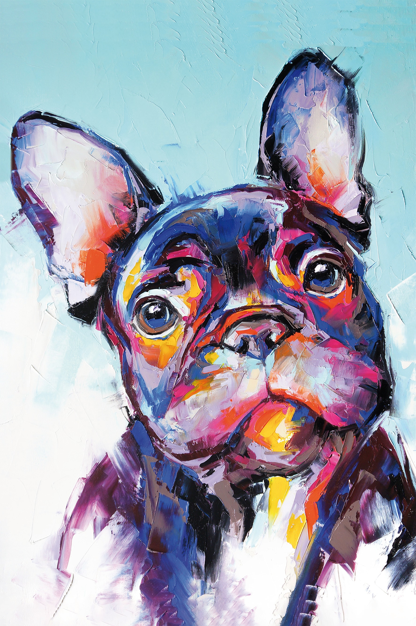 Bönninghoff Leinwandbild "Hund" Hund 1 Stk. tlg. BxH: 60x90 cm