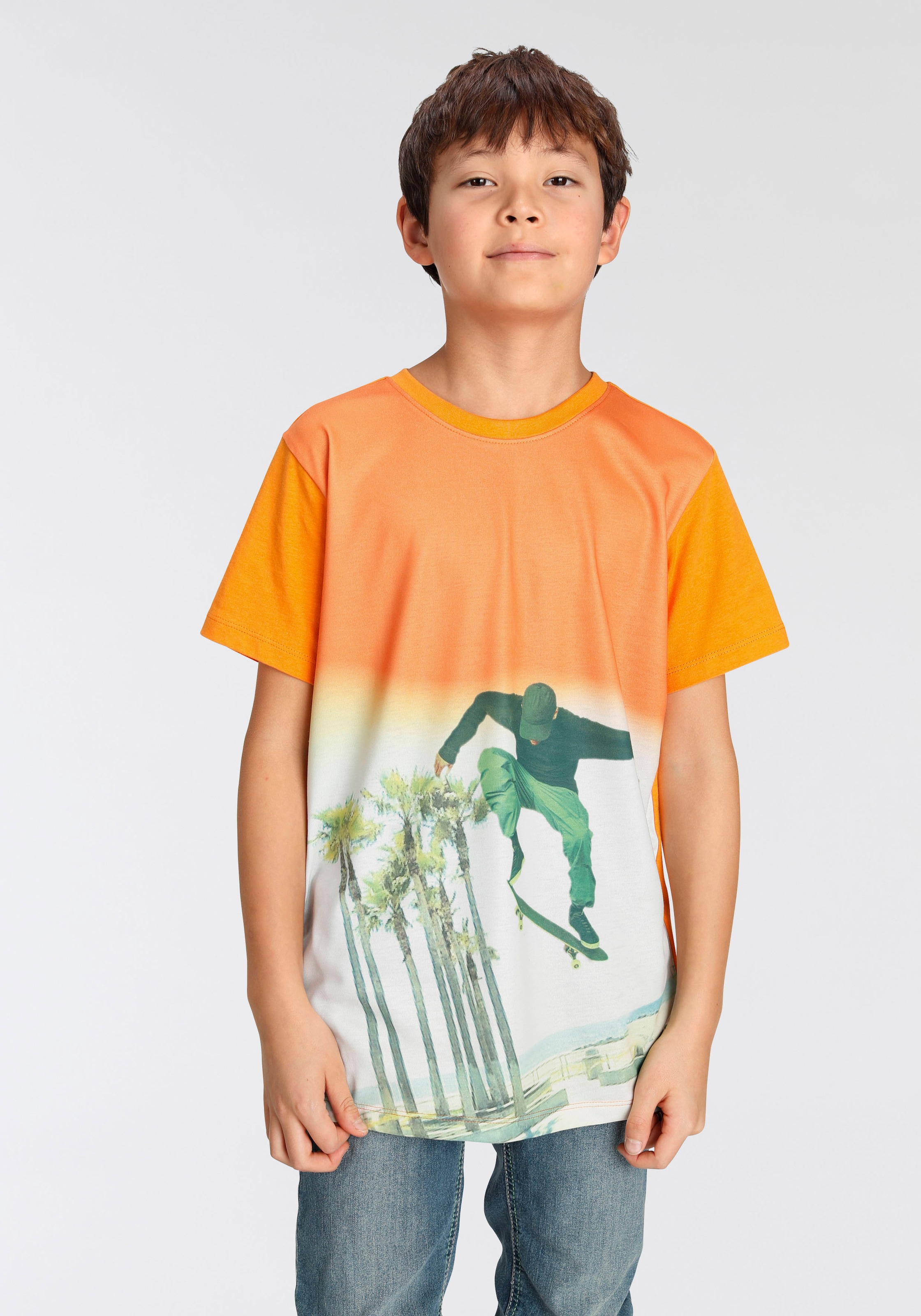 Jelmoli-Versand T-Shirt Fotodruck ordern »mit KIDSWORLD | SKATER« ✵ online