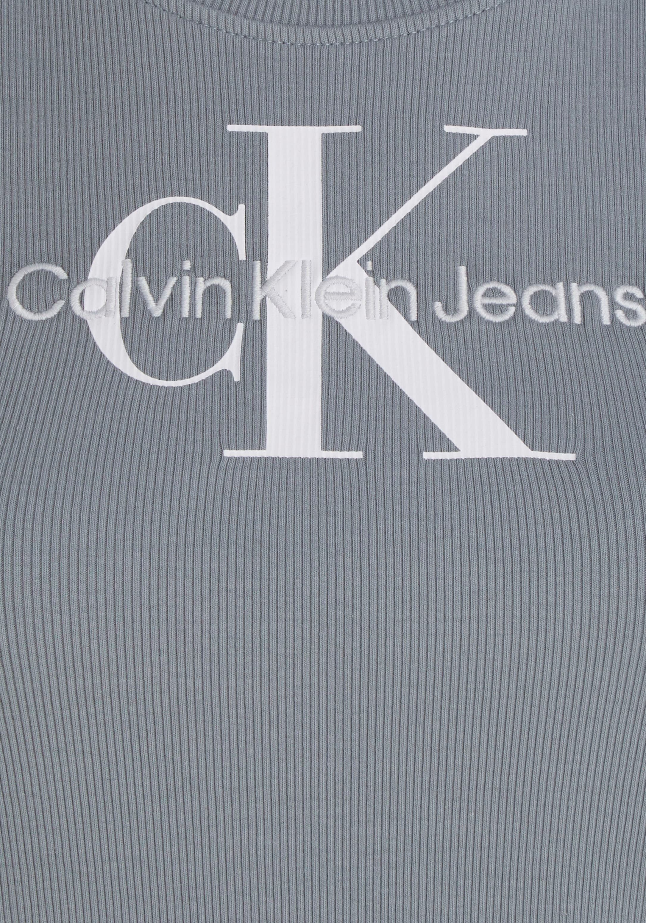 Klein aus elastischer Baumwolle Midikleid, im Shop Calvin Jelmoli-Online Jeans ❤ bestellen