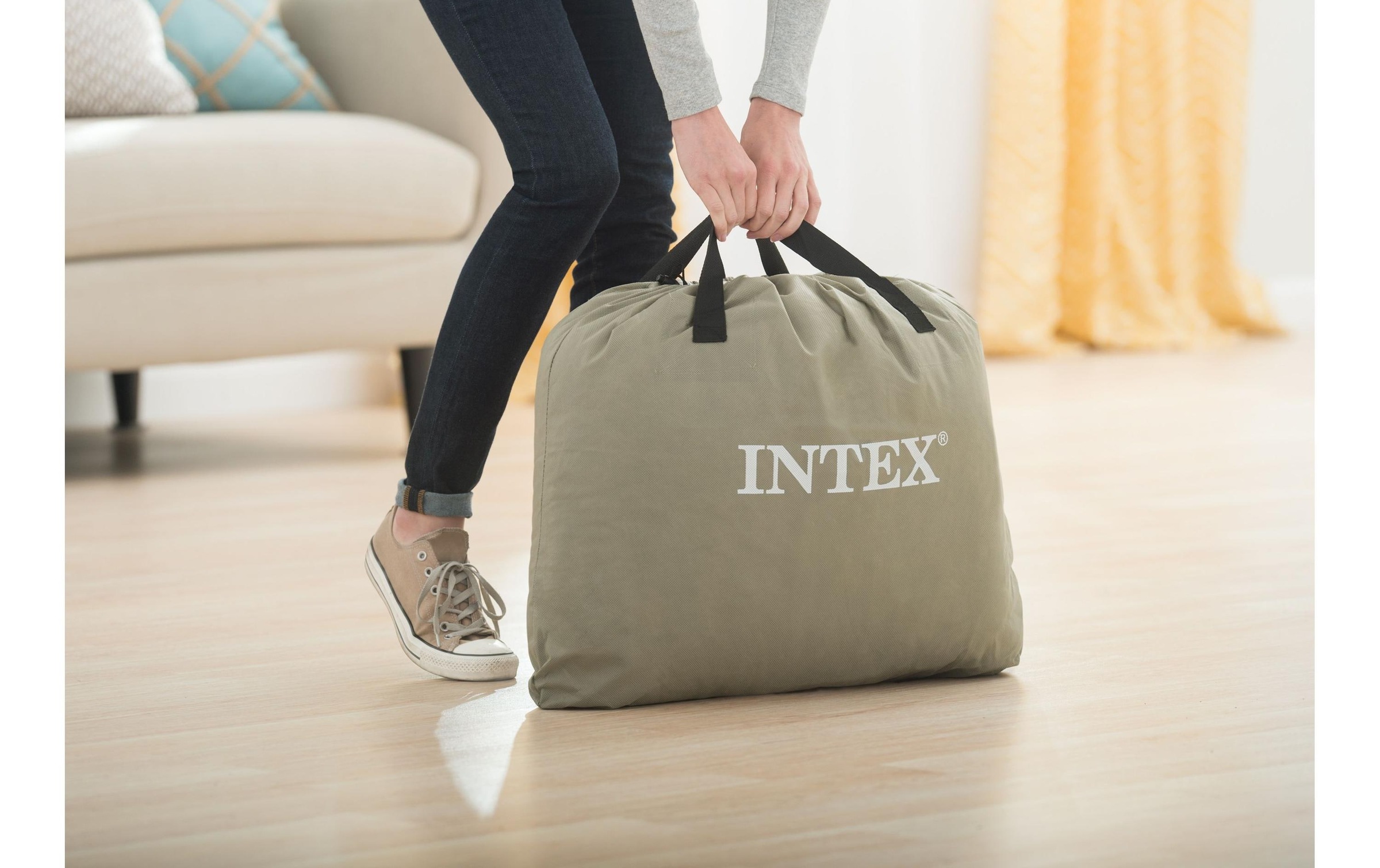 Intex Luftbett »Dura Beam Rest Raised Twin 99 x 191 x 42 cm« 1 Stk. tlg.