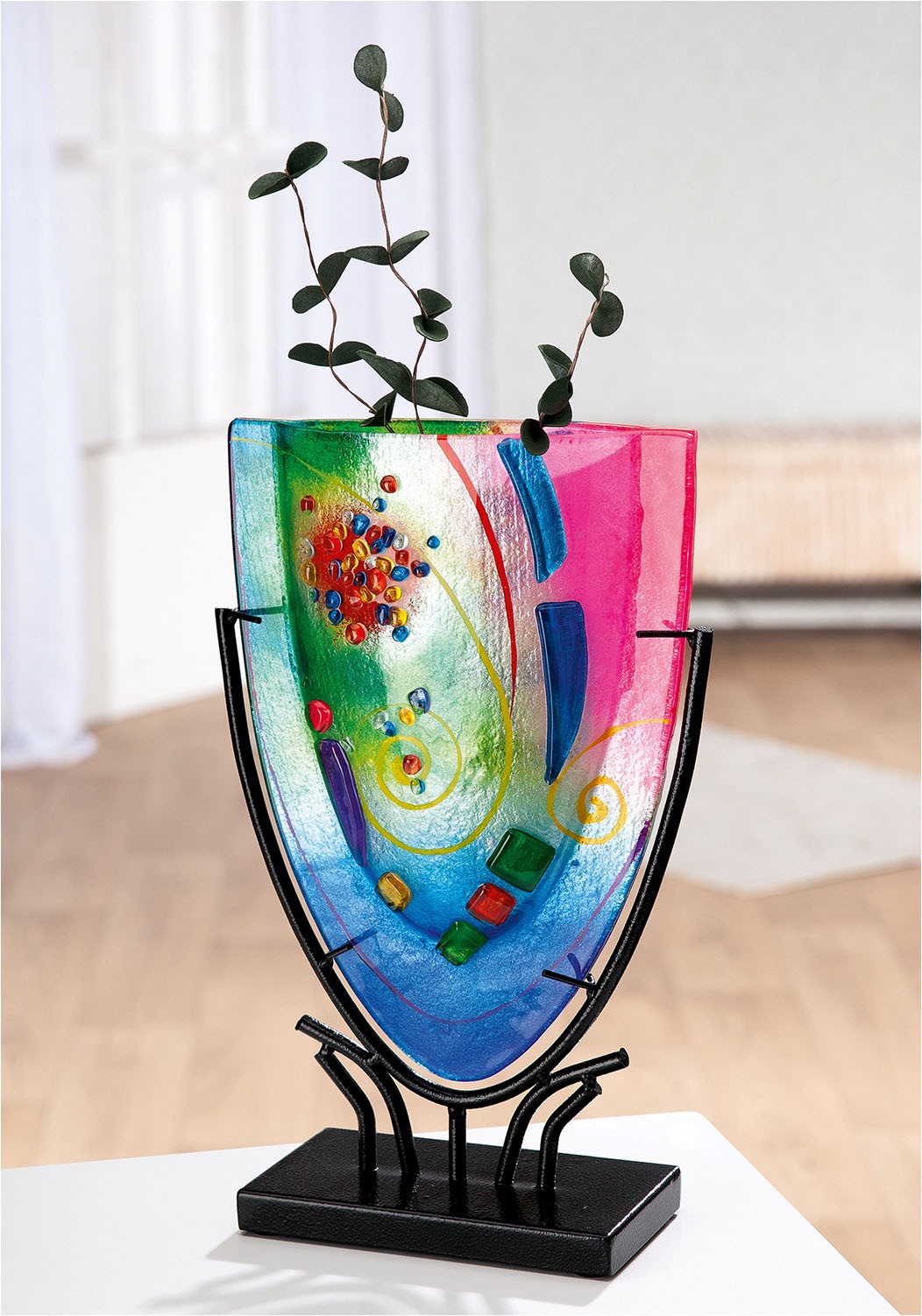 GILDE Tischvase "Vase oval Cool"