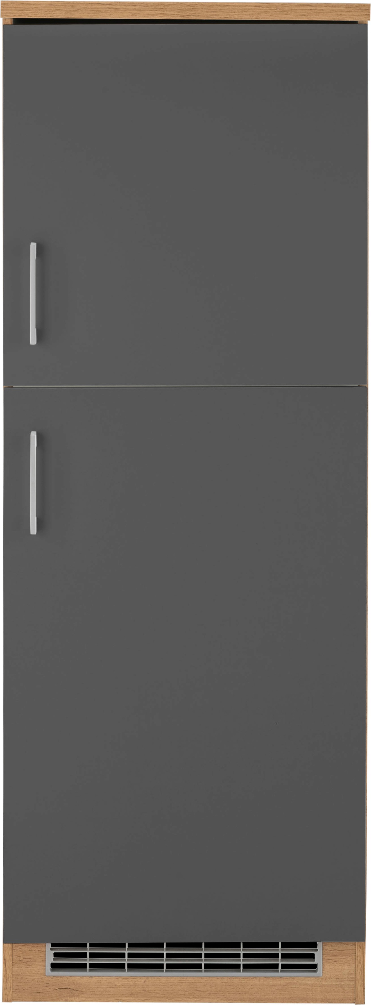 KOCHSTATION Kühlumbauschrank "KS-Colmar" 60 cm breit, 165 cm hoch, geeignet für Einbaukühlschrank 88 cm Nische