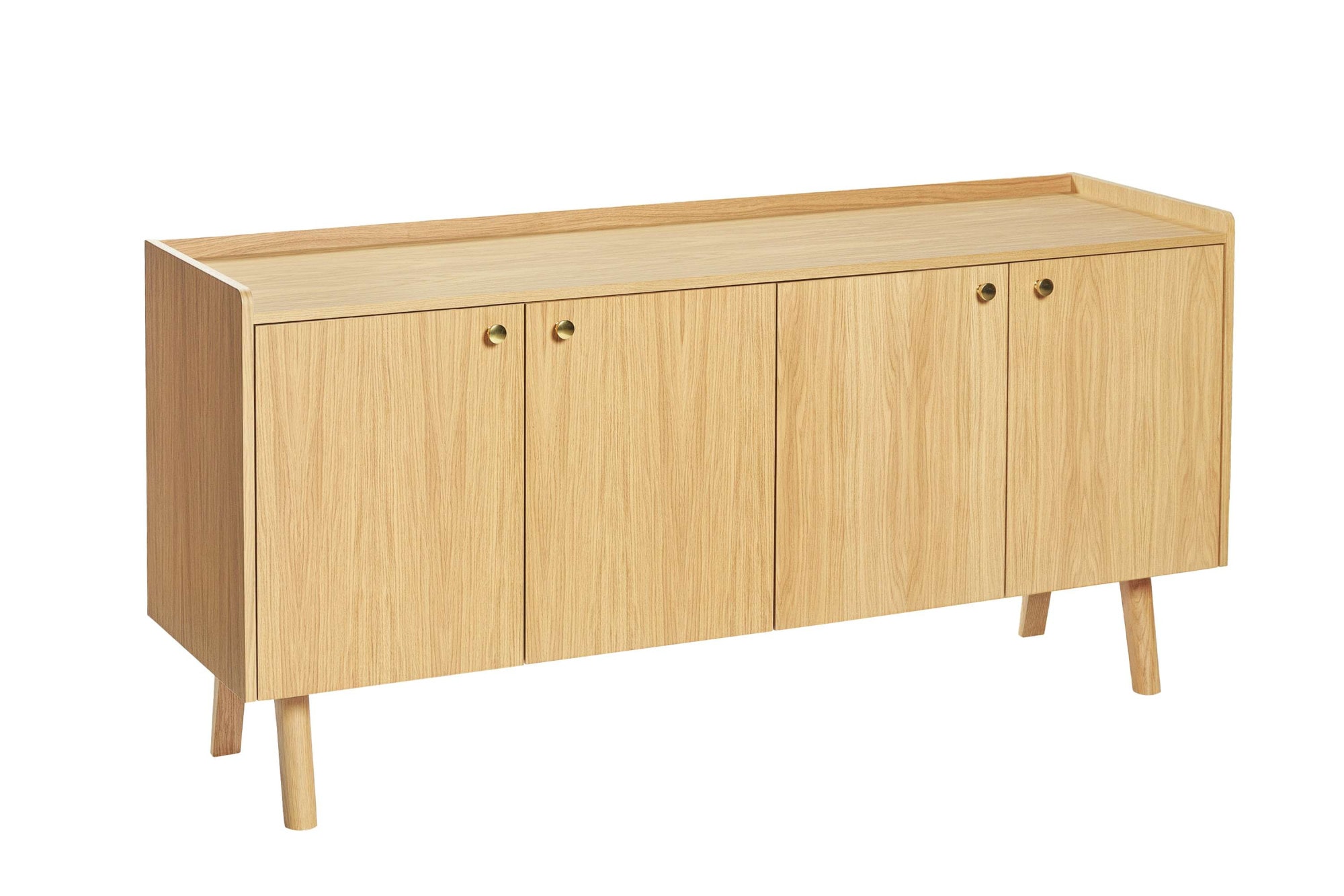 Woodman Sideboard »Nice«, Kommode, Breite 169 cm, Echtholzfurnier aus Eiiche, viel Stauraum