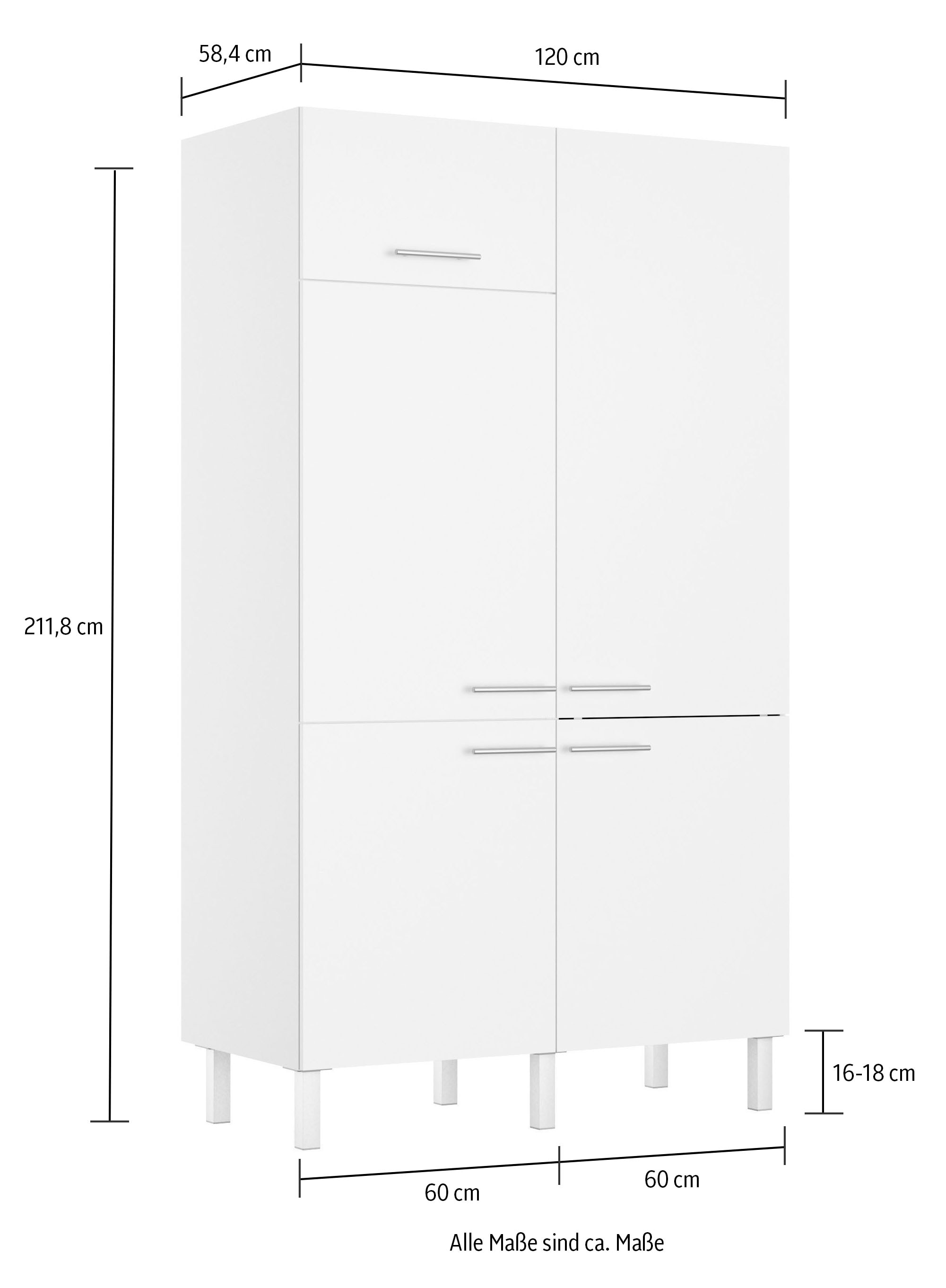Breite OPTIFIT Jelmoli-Versand E-Geräten Küche wahlweise kaufen »Lilly2«, cm, 120 mit online |