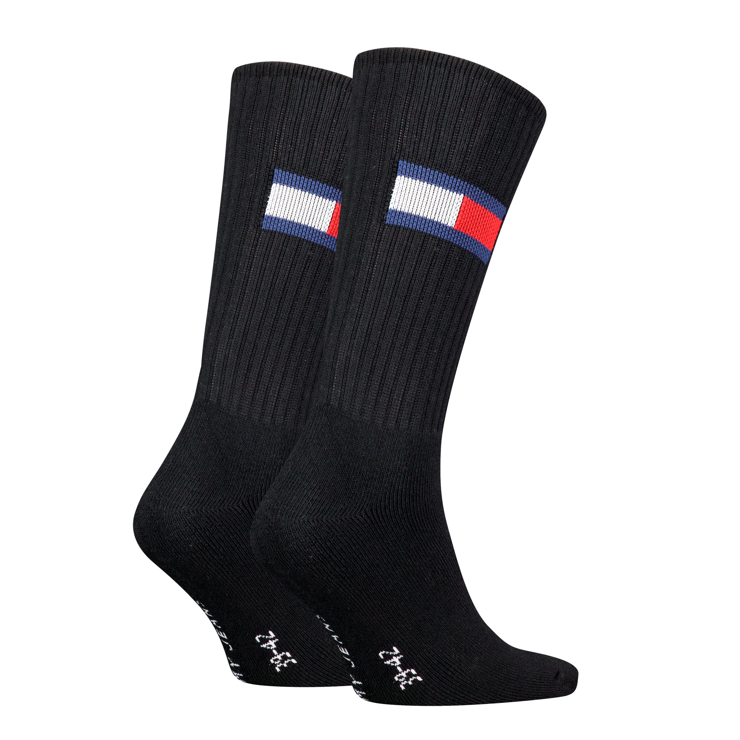 Tommy Hilfiger Socken »TH UNI TJ SOCK 2P FLAG«, (2 Paar, 2 Paar), mit grossem Logo