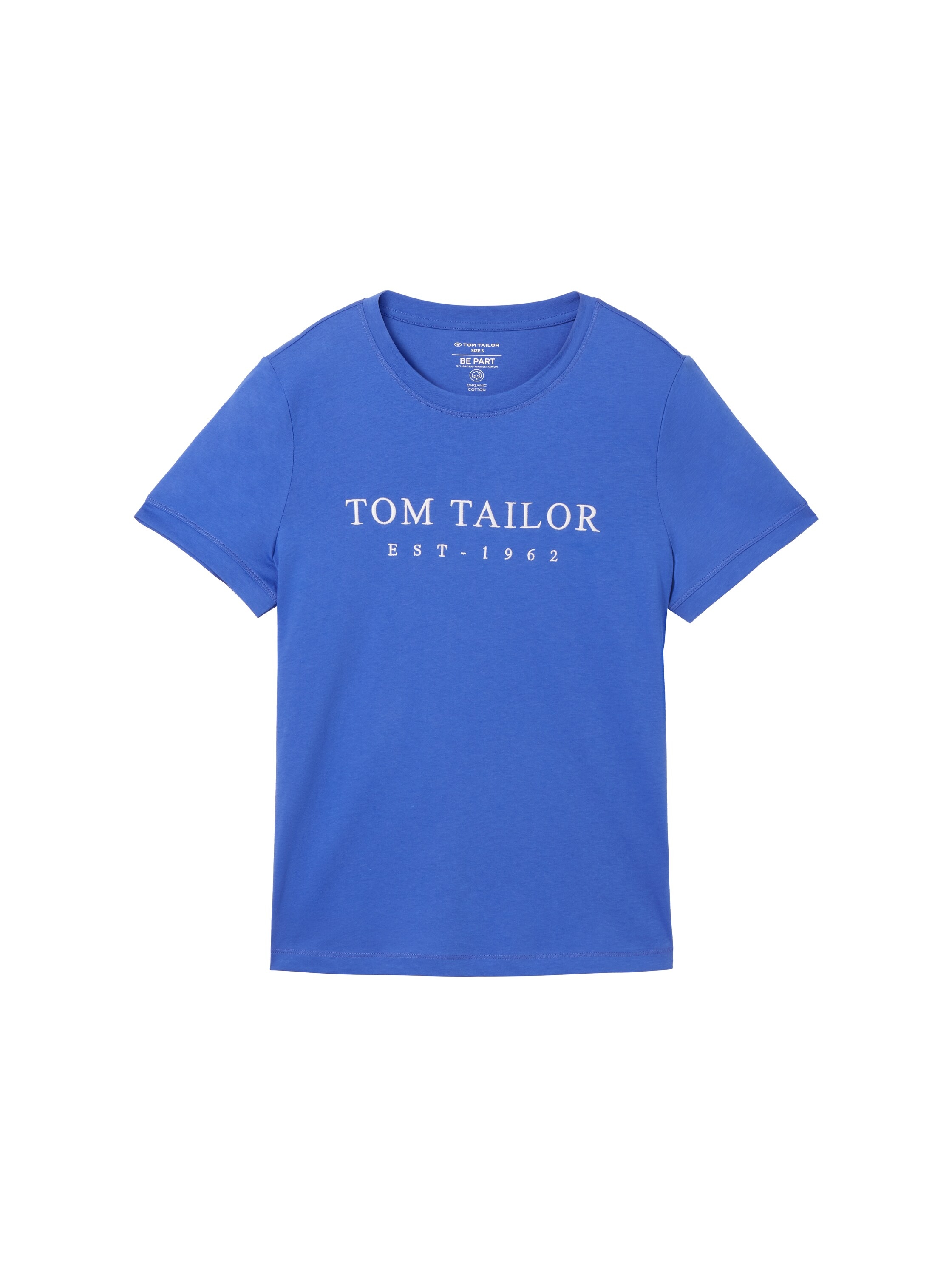 TOM TAILOR Print-Shirt, mit Logo Stickerei