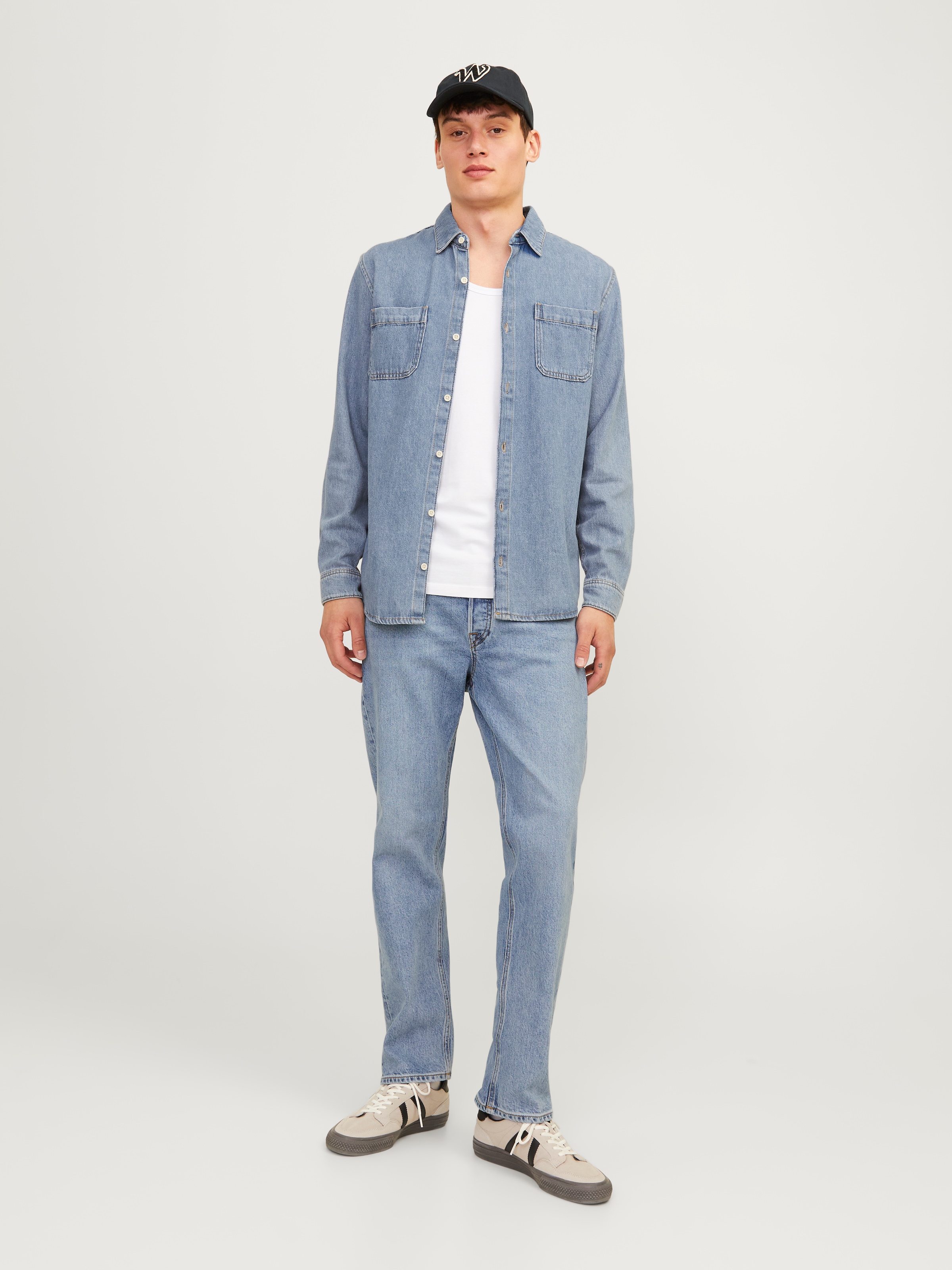 Jack & Jones Loose-fit-Jeans »JJICHRIS JJCLASSIC AM 676 LID NOOS«